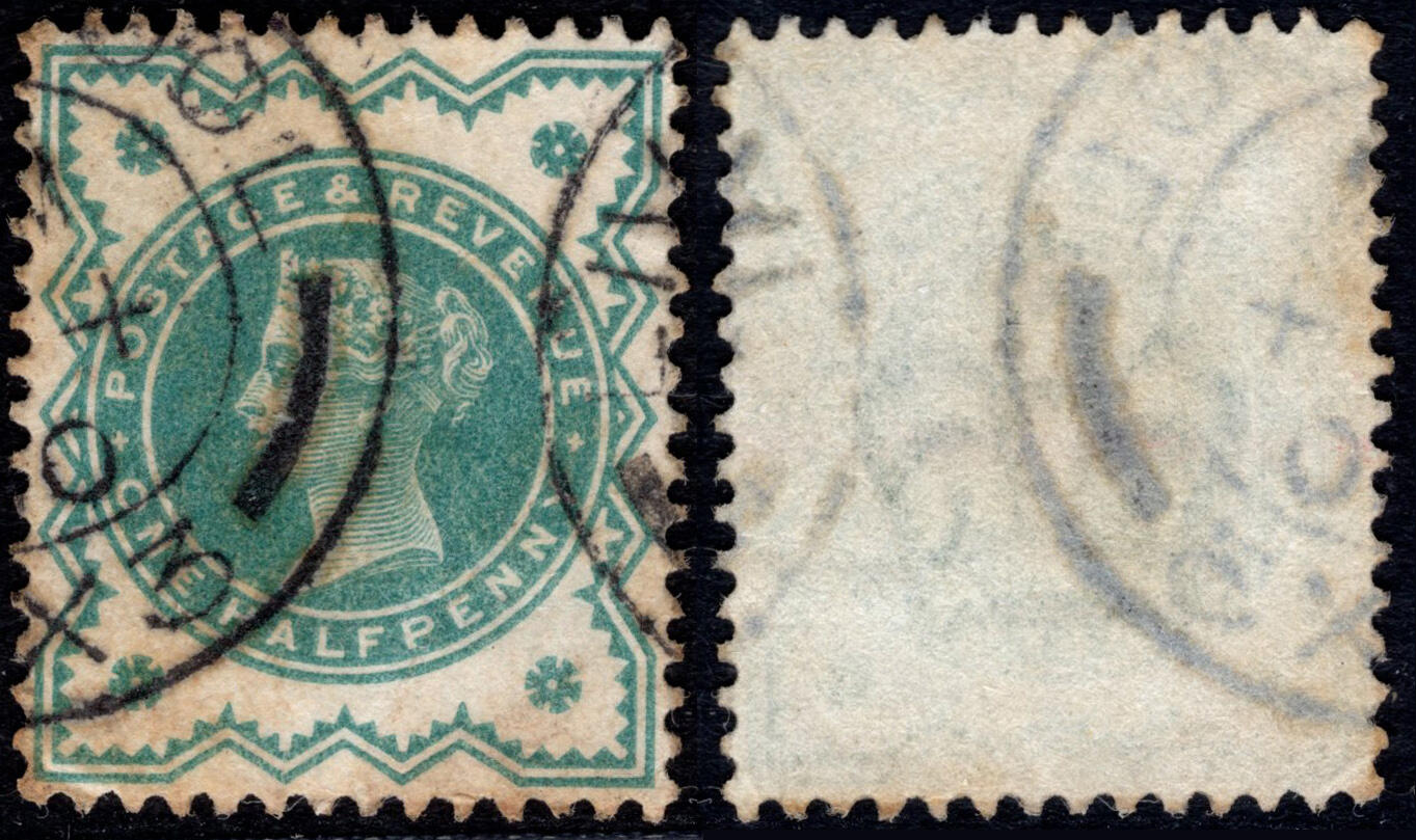 洪涛臻品批发群 精选邮票限时拍卖第九百八十期  英国1900维多利亚女王 蓝绿色1全旧 全品! 英国最后一套QV!