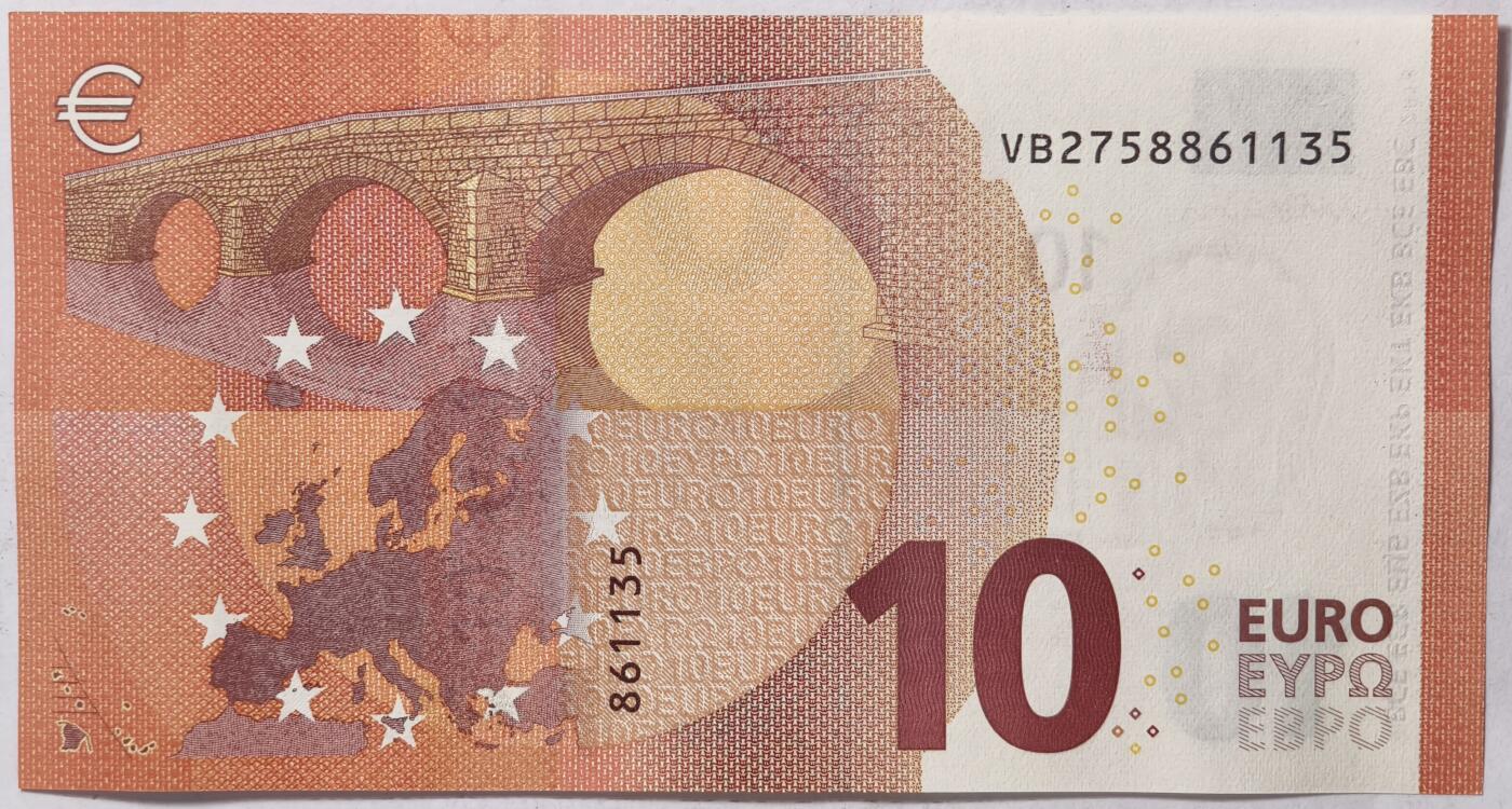 紫瑗钱币——第373期拍卖——纸币场 欧元 西班牙 2014年 圣天使桥 10欧元 UNC