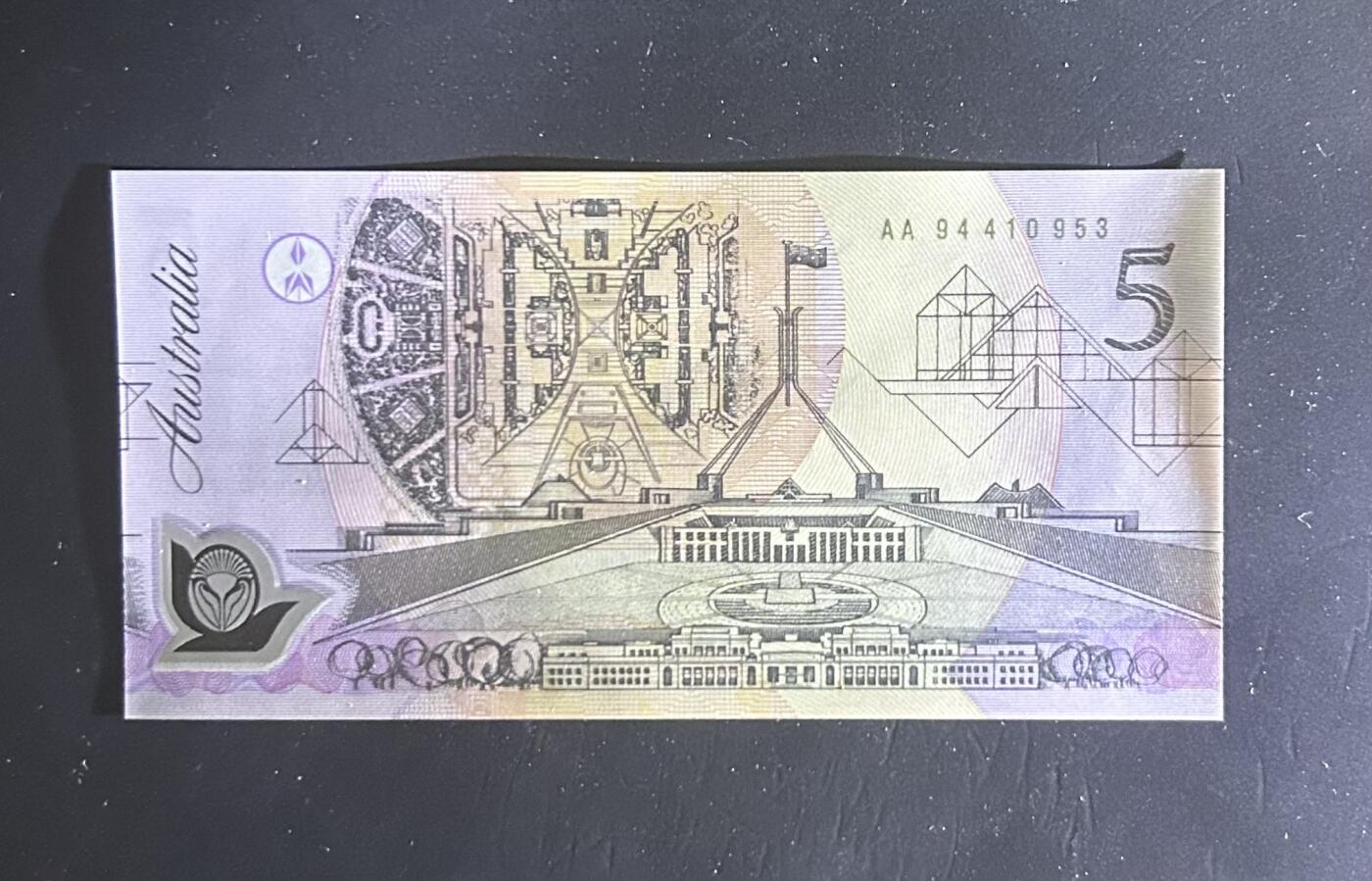 【丑猫0714】今晚7点，自动快拍 澳大利亚5unc(初版AA)