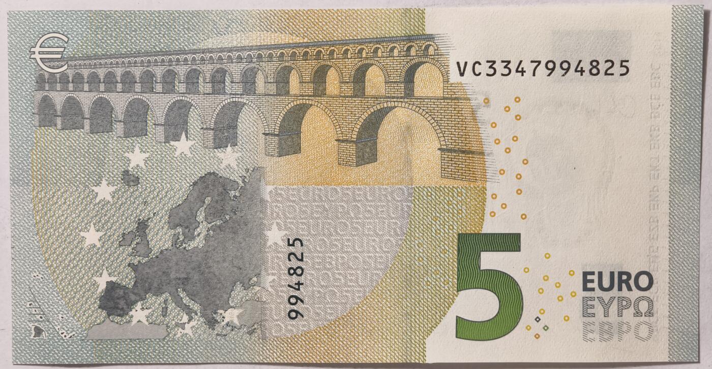 紫瑗钱币——第373期拍卖——纸币场 欧元 西班牙 2013年 加尔桥 5欧元 UNC