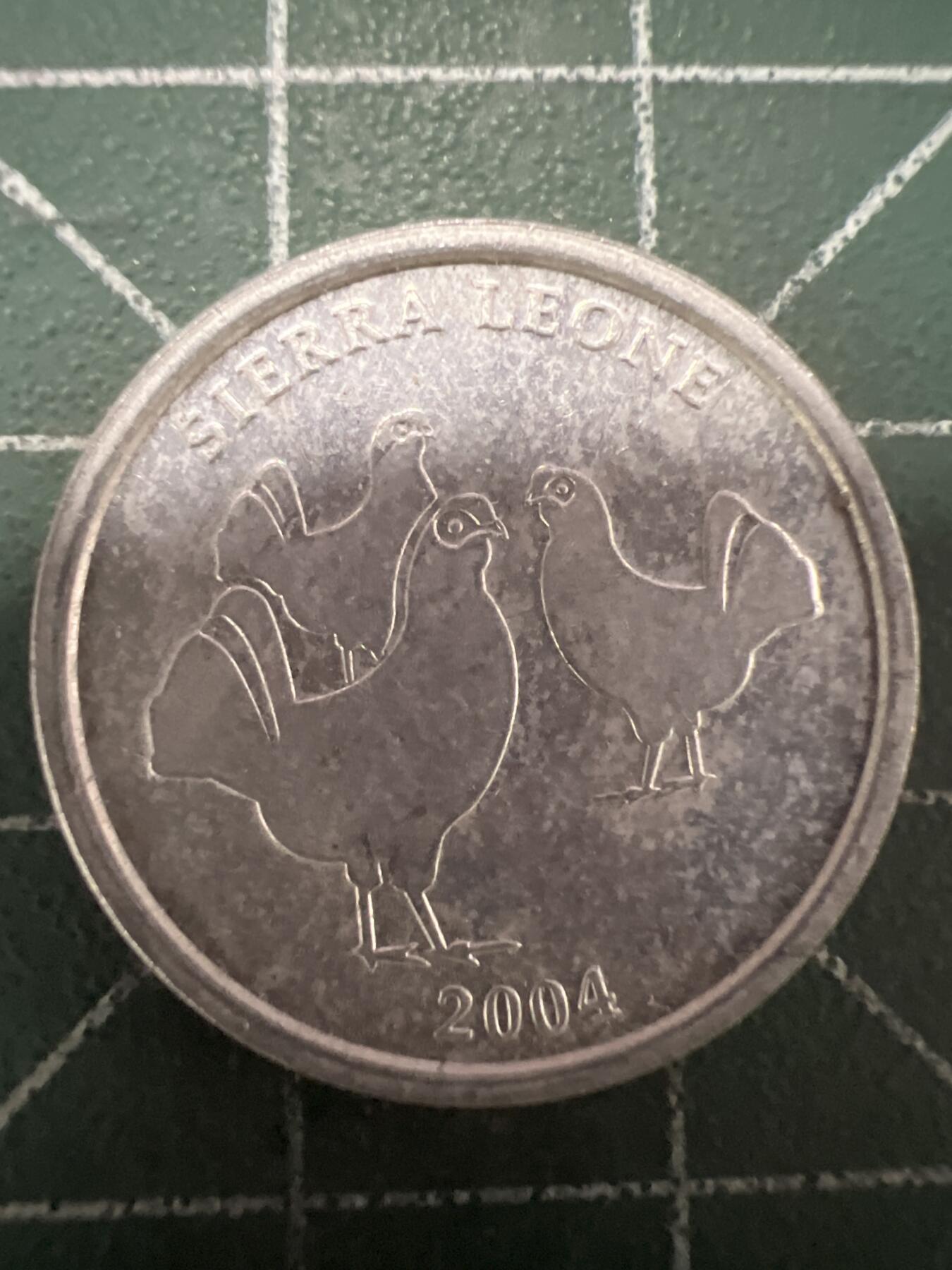 第637期 硬币专场 （无押金，捡漏，全场50包邮，偏远地区除外，接收代拍业务，本店十天发一次货） 塞拉利昂5利昂