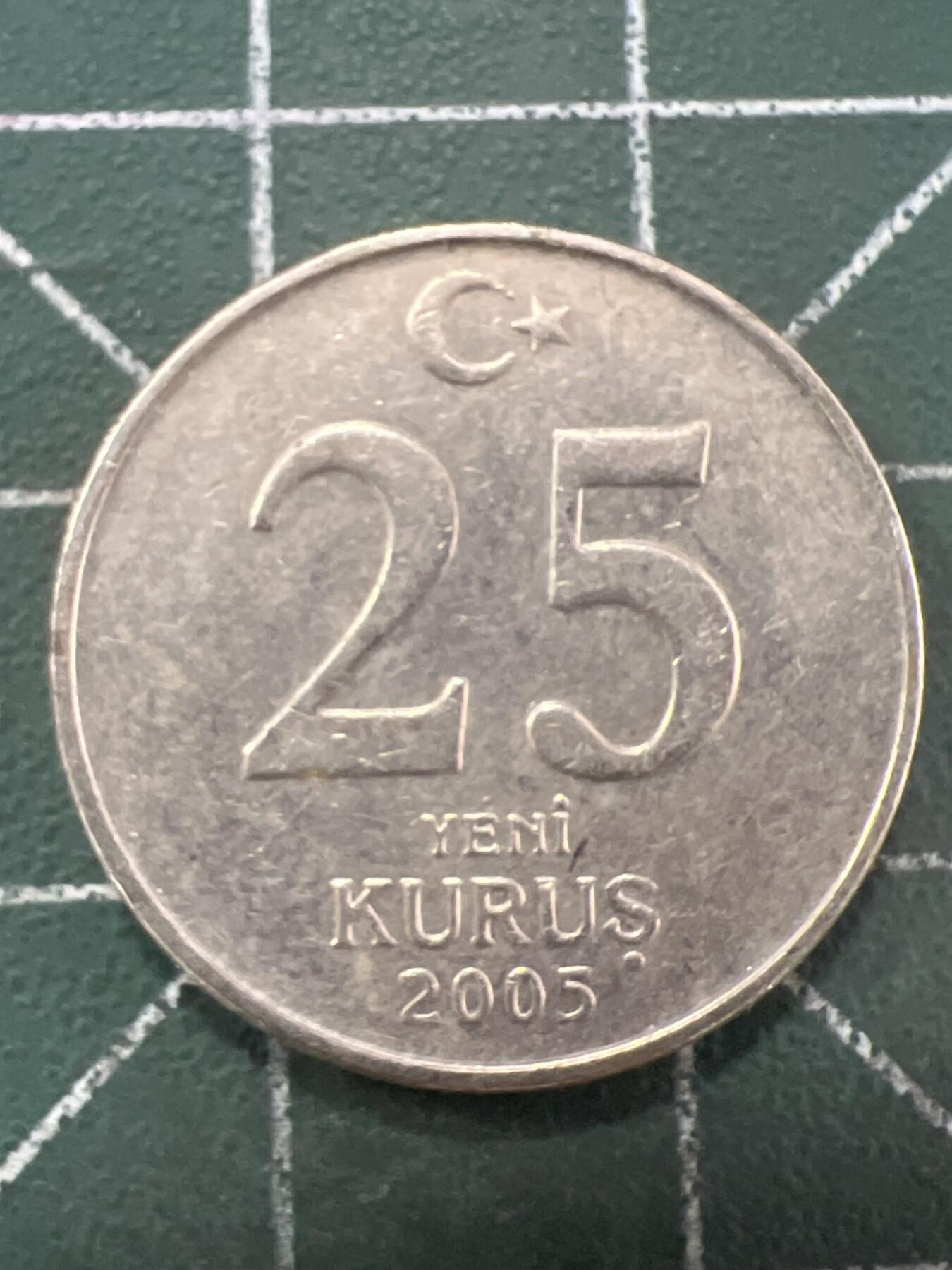 第637期 硬币专场 （无押金，捡漏，全场50包邮，偏远地区除外，接收代拍业务，本店十天发一次货） 土耳其25库鲁