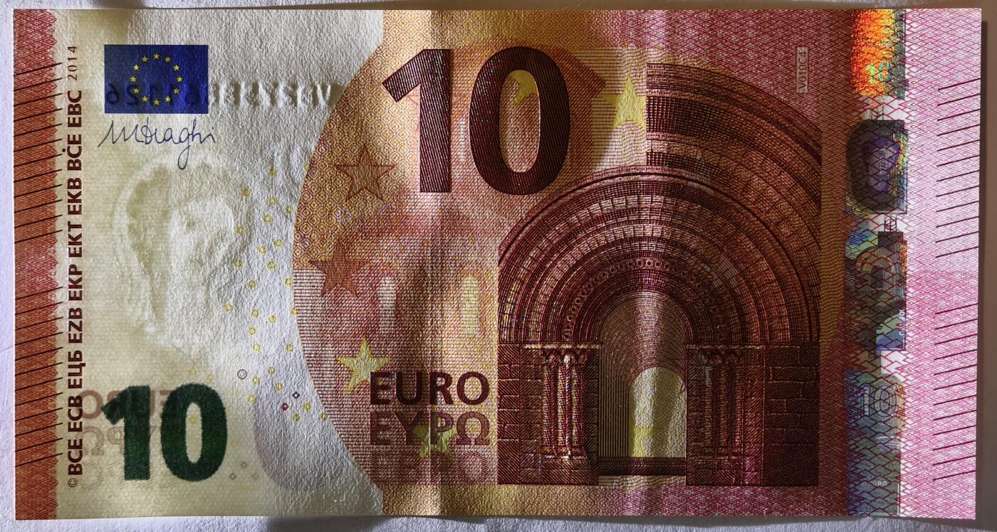 紫瑗钱币——第387期拍卖——纸币场 欧元 西班牙 2014年 圣天使桥 10欧元 UNC
