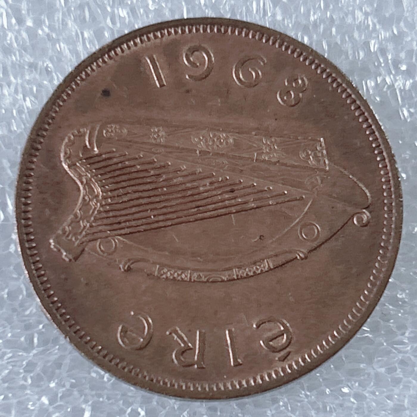 海外回流1元起拍小铺 各国钱币散币场 第13期 爱尔兰1968年1便士