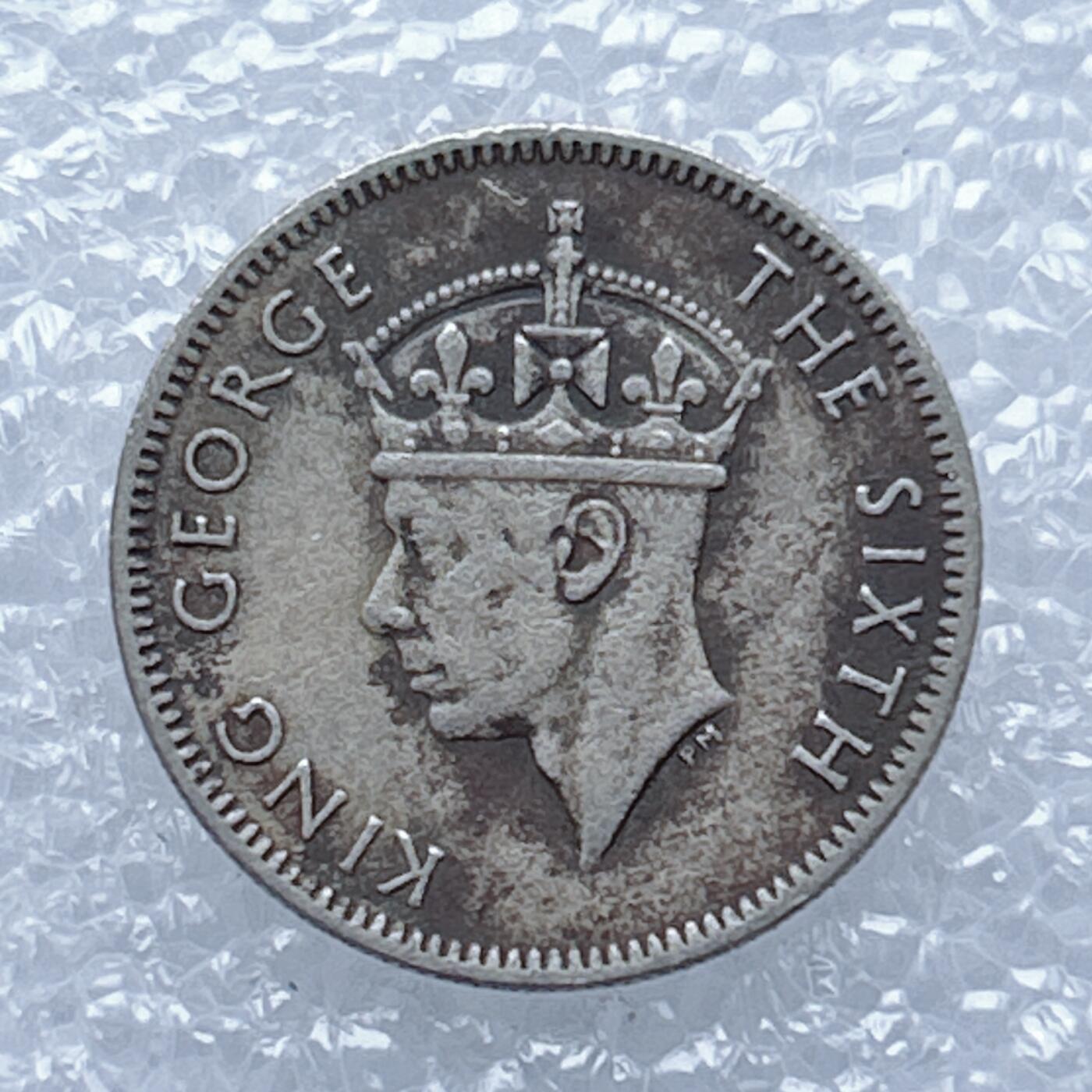 海外回流1元起拍小铺 各国钱币散币场 第13期 英属毛里求斯1950年1/4卢比镍币