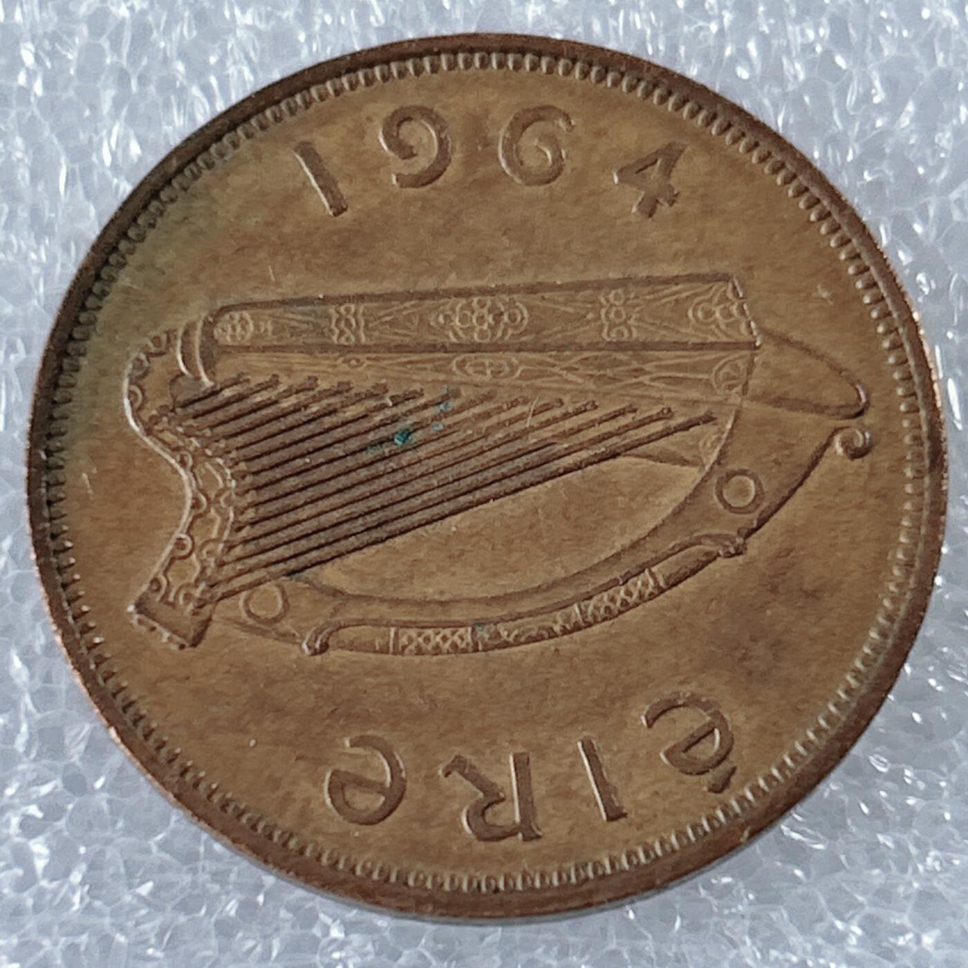 海外回流1元起拍小铺 各国钱币散币场 第13期 爱尔兰1964年1便士