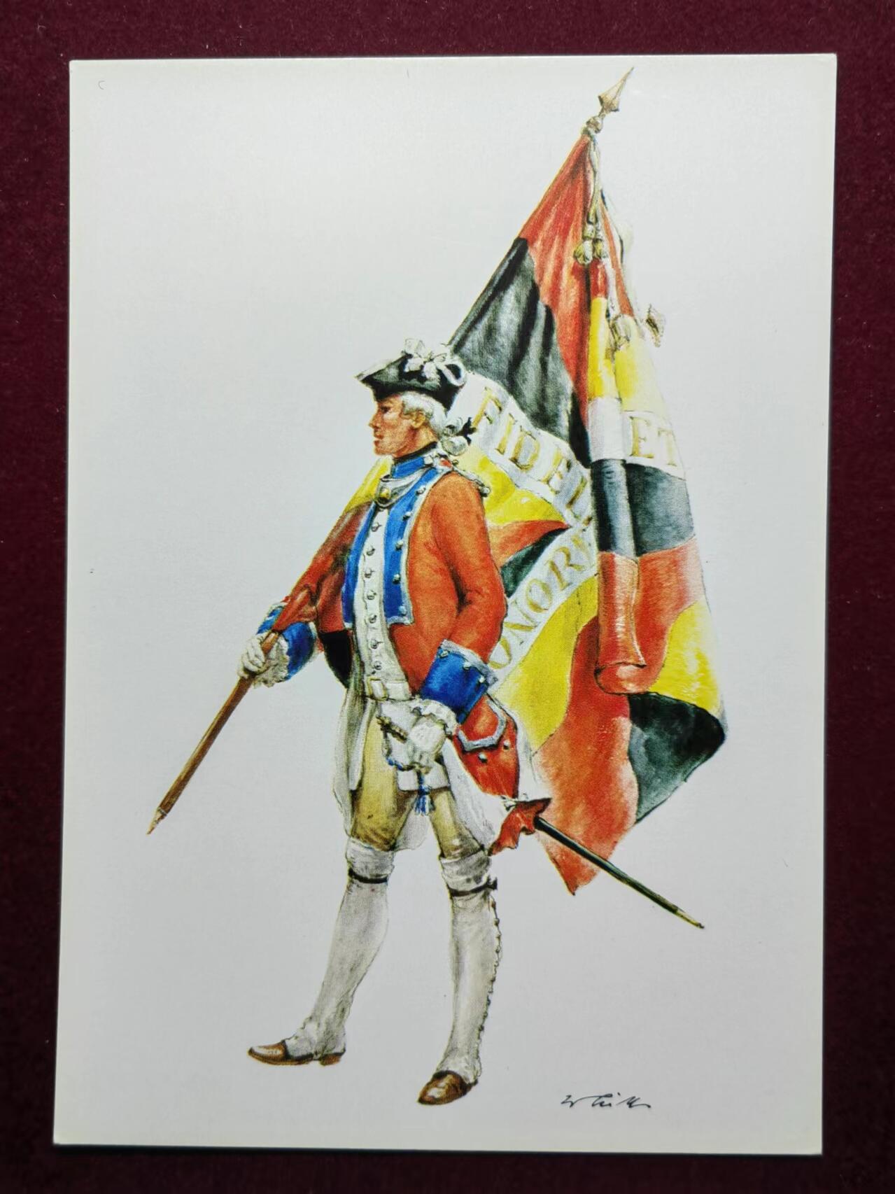 联合阁邮币社™ ——“航空、人物专题专场” 瑞士联邦1765-1767-瑞士迪斯巴赫团·少尉