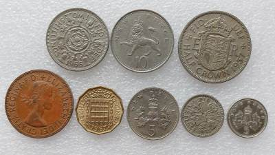 第一海外回流一元起拍收藏 散币专场 第99期 - 英国硬币8枚