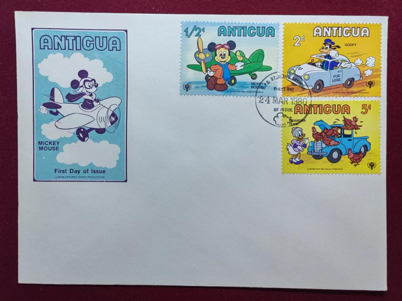 联合阁邮币社™ ——“航空、人物专题专场” 1980年 危地马拉 米奇老鼠