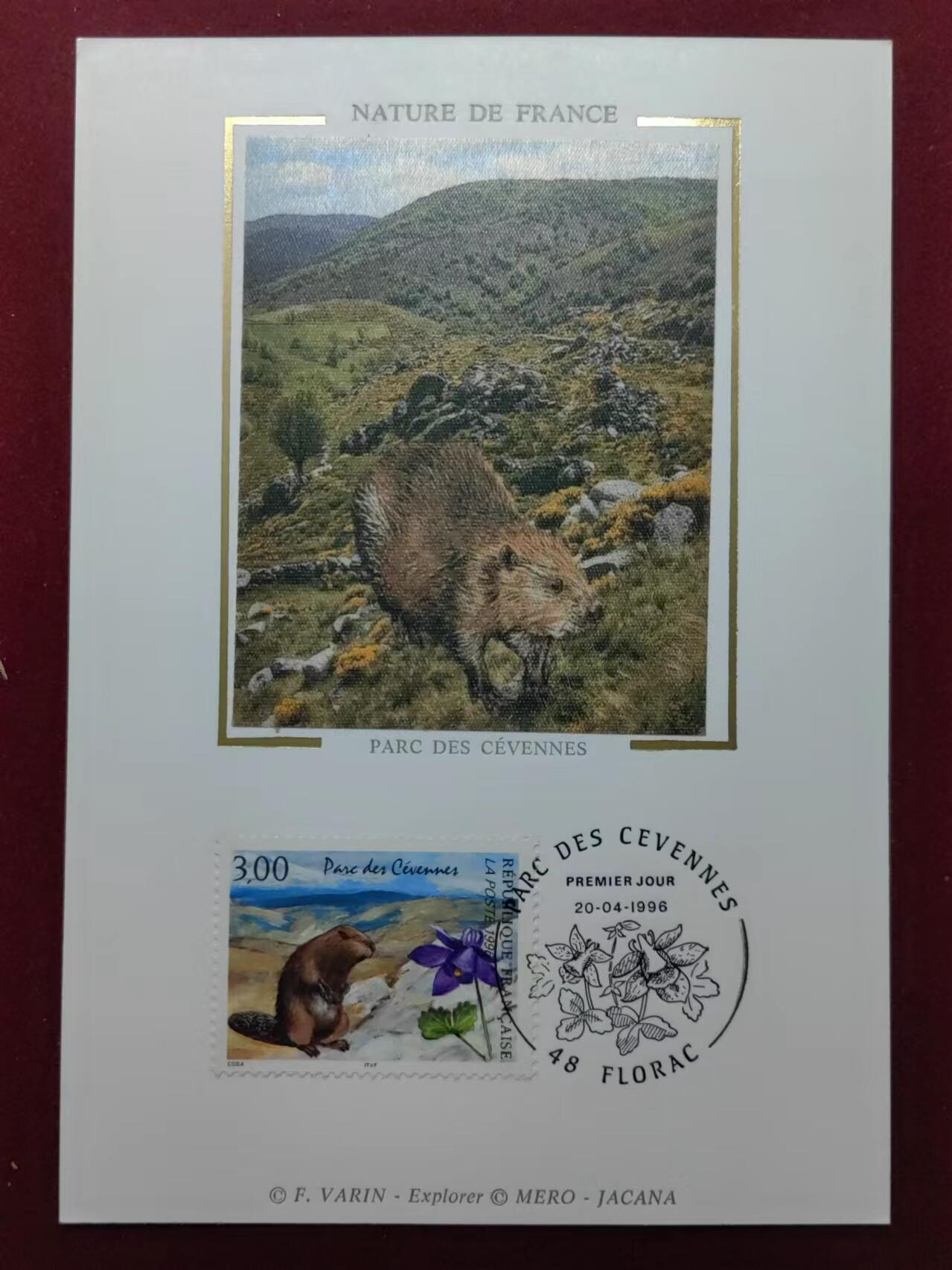 联合阁邮币社™ ——“航空、人物专题专场” 法国 丝绸极限明信片-野生动物