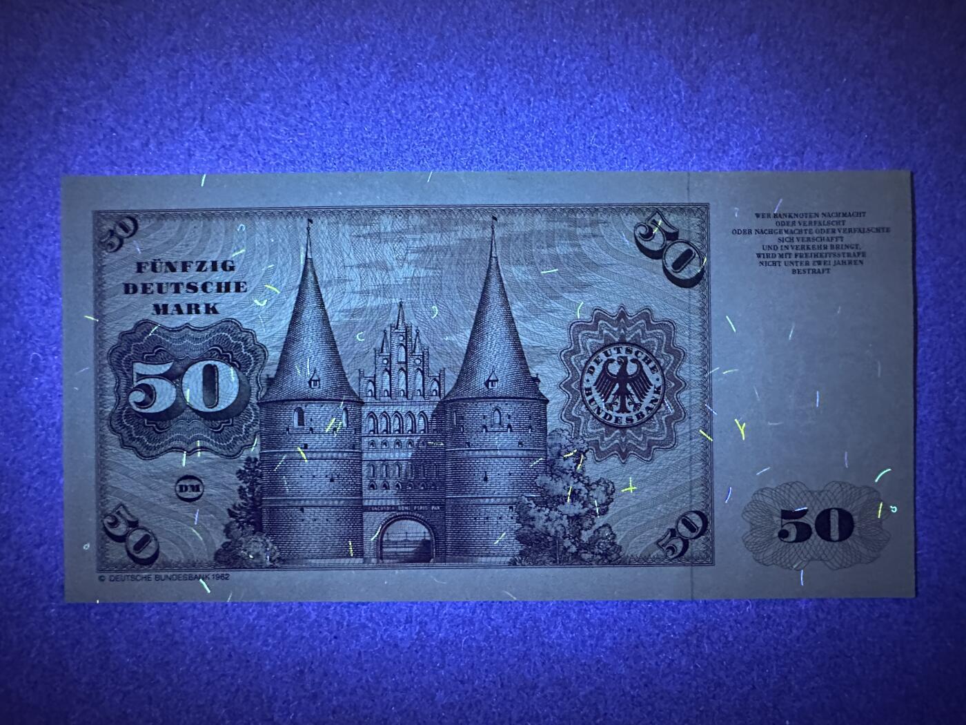 《张总收藏》156期-欧亚外币超精品场 德国50马克 UNC 1980年倒二版 德国画家贝哈姆