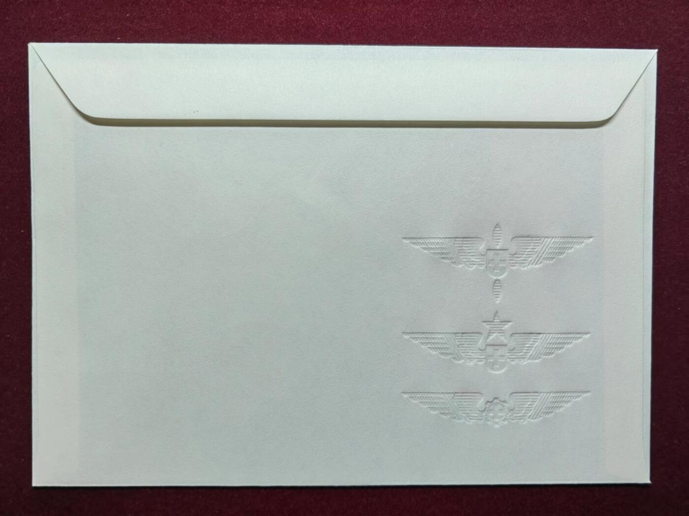 联合阁邮币社™ ——“航空、人物专题专场” 1972年苏黎世至纽约次横渡大西洋25周年-烫金