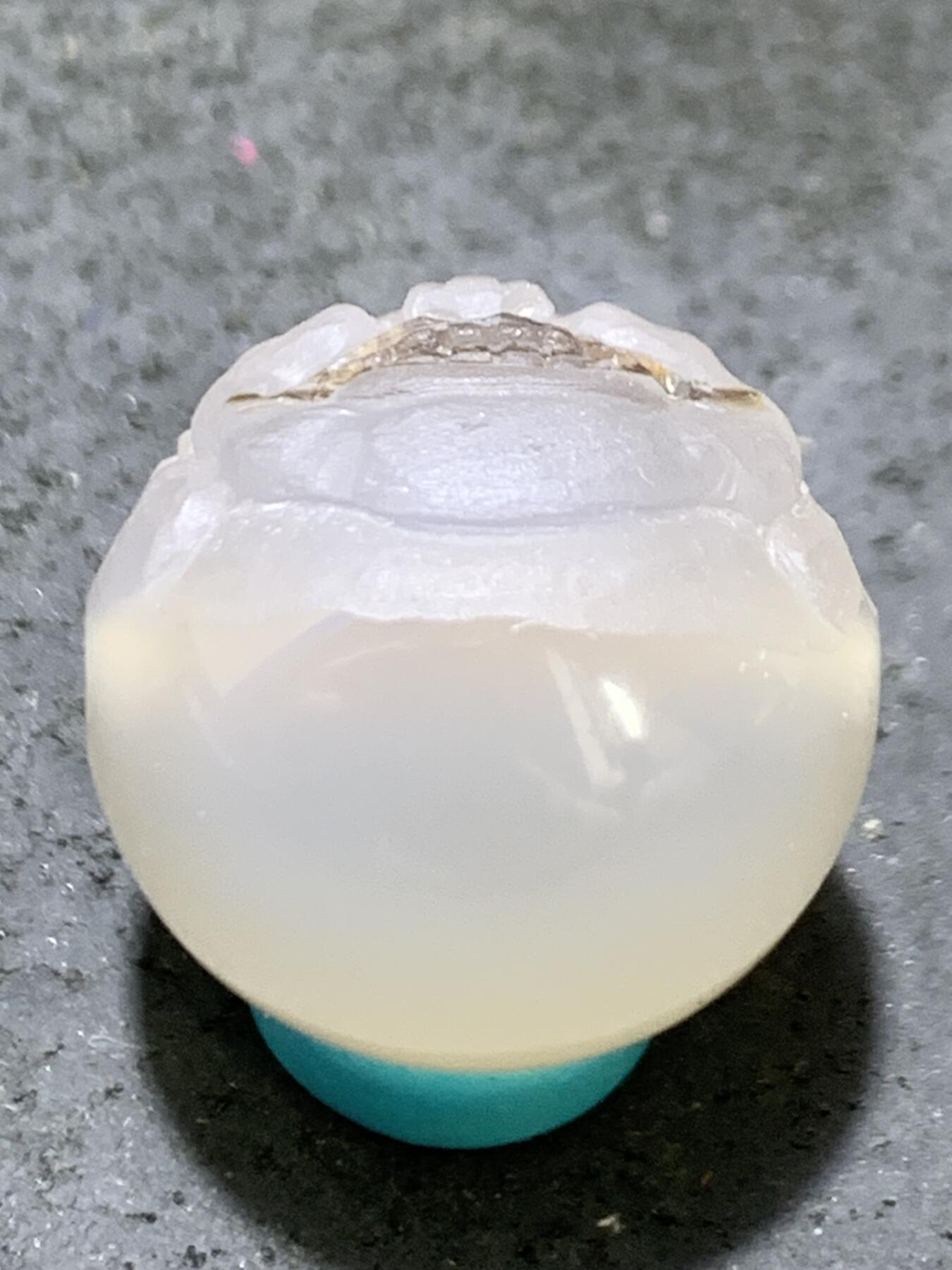 精美高玉化亚光海洋玉髓手工俏色巧雕罗汉随形2.0随形圆珠一个！