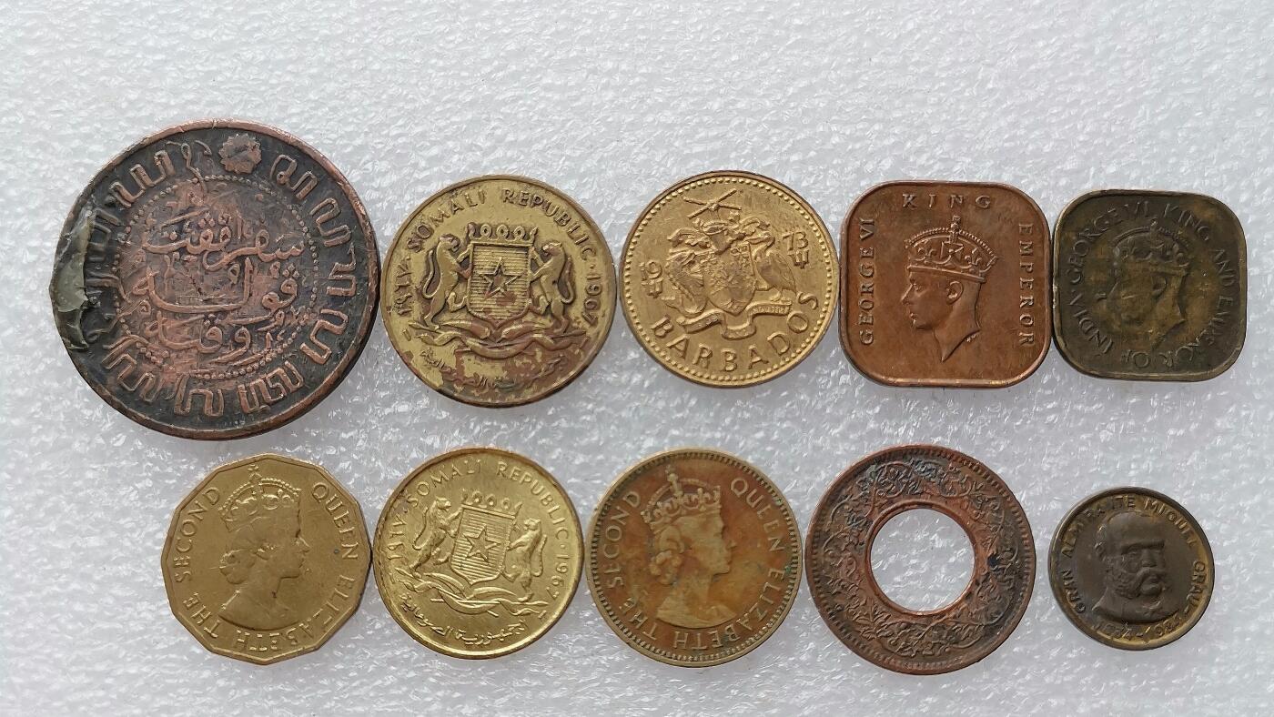 第一海外回流一元起拍收藏 散币专场 第99期 散币一组 10枚