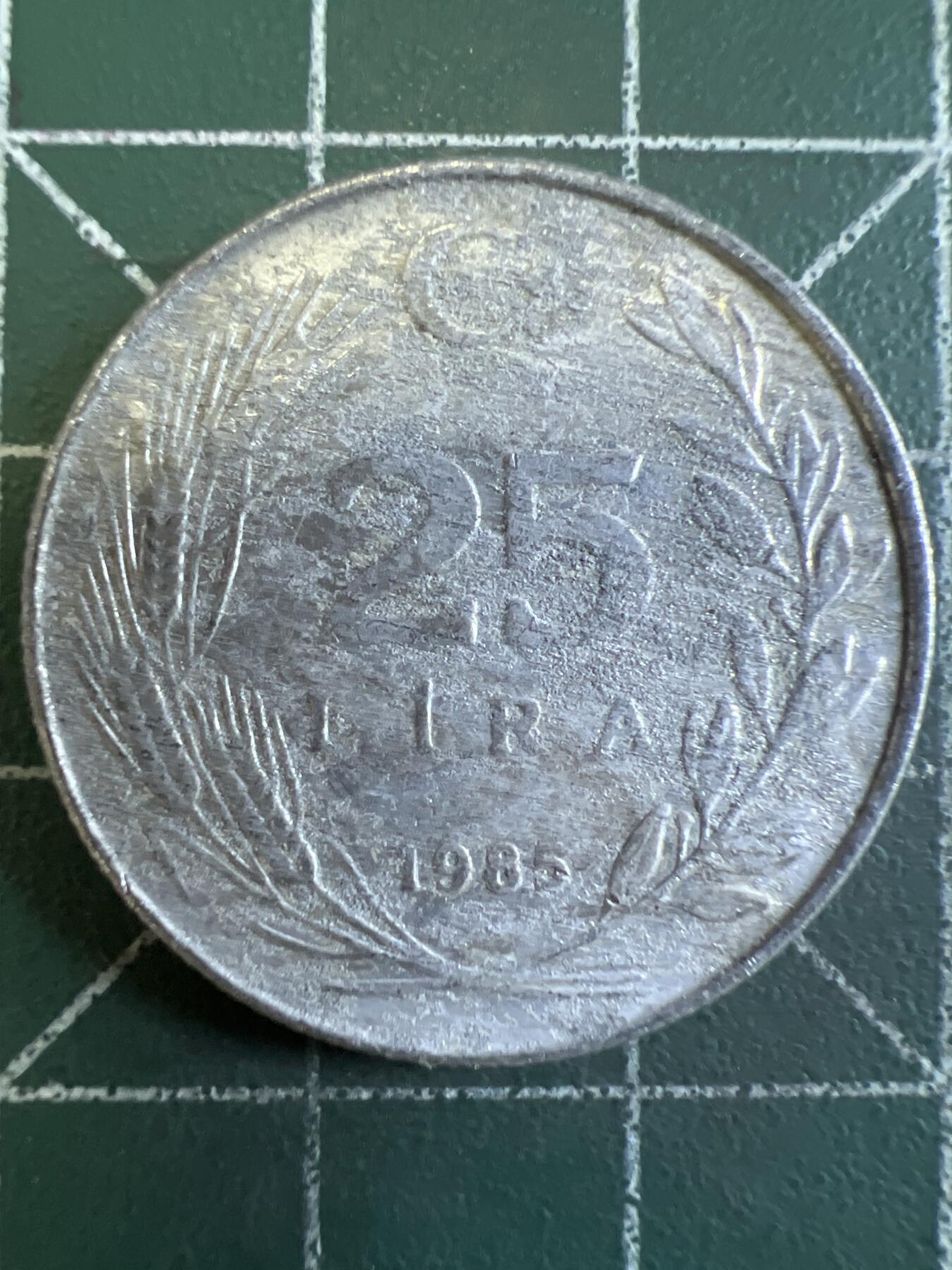 第639期 硬币专场 （无押金，捡漏，全场50包邮，偏远地区除外，接收代拍业务，本店十天发一次货） 土耳其25里拉