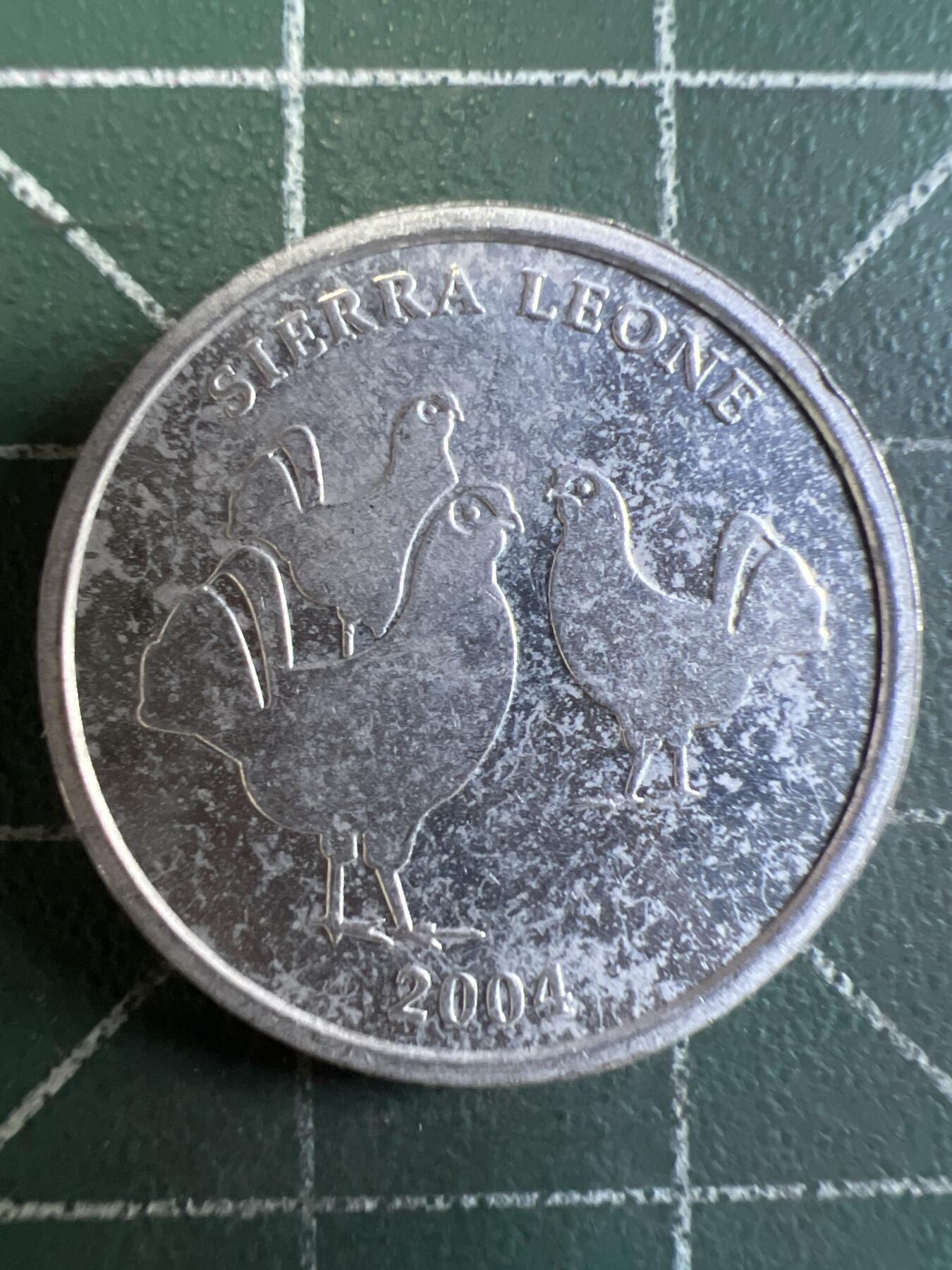 第639期 硬币专场 （无押金，捡漏，全场50包邮，偏远地区除外，接收代拍业务，本店十天发一次货） 塞拉利昂5利昂