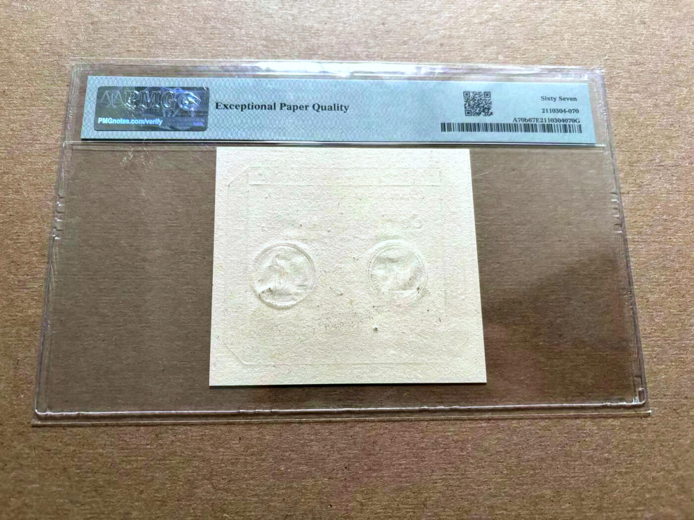 【Blue Auction】✨世界纸币精拍第500期盛典——白金之夜🔥🔥🔥 F-【681倒置号】法国 早期 1793年50索尔 PMG67EPQ 高分较少见 带钢戳防伪 