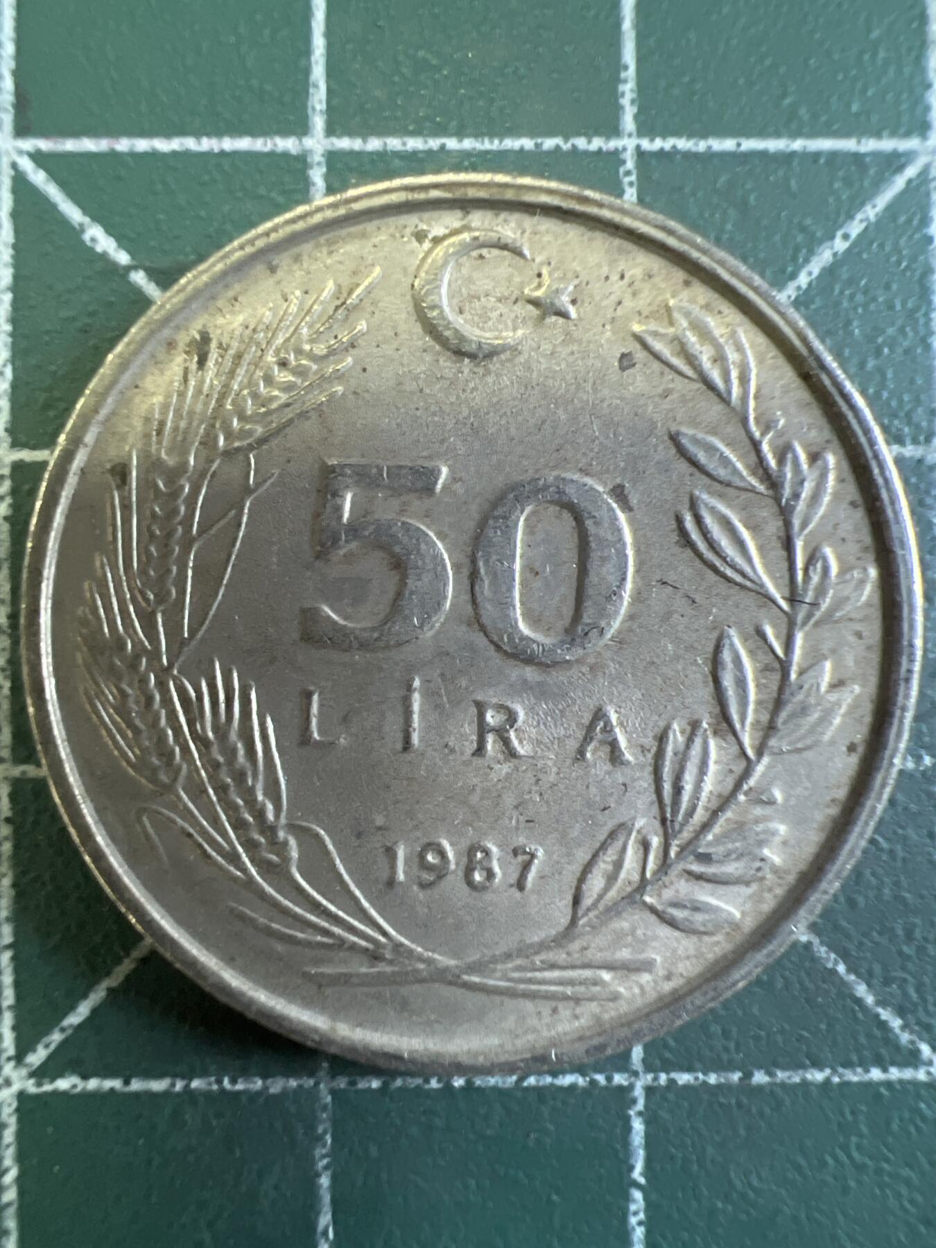 第639期 硬币专场 （无押金，捡漏，全场50包邮，偏远地区除外，接收代拍业务，本店十天发一次货） 土耳其50里拉