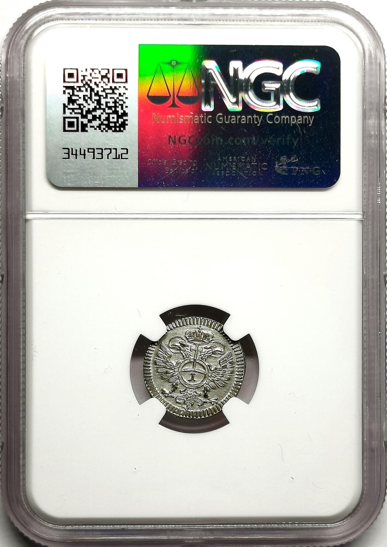 凡希社世界钱币微拍第二百七十五期 1758神罗雷根斯堡自由市1K低银辅币NGC-MS65，高分！仅铸造14000枚。