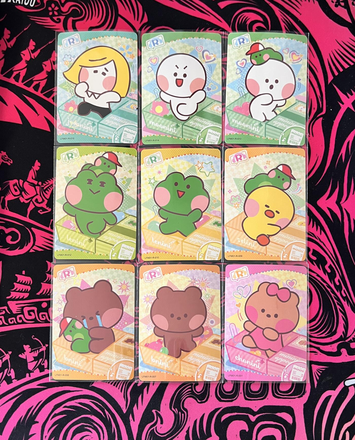 锦色铺子的卡拍 第二十四期  国潮遇见卡游  一起拍 卡游 迷你你 9张