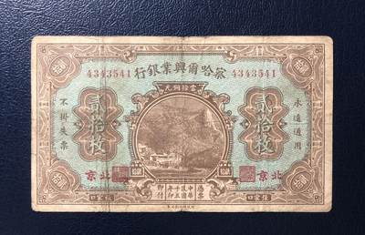 察哈尔兴业银行贰拾枚 - 察哈尔兴业银行贰拾枚