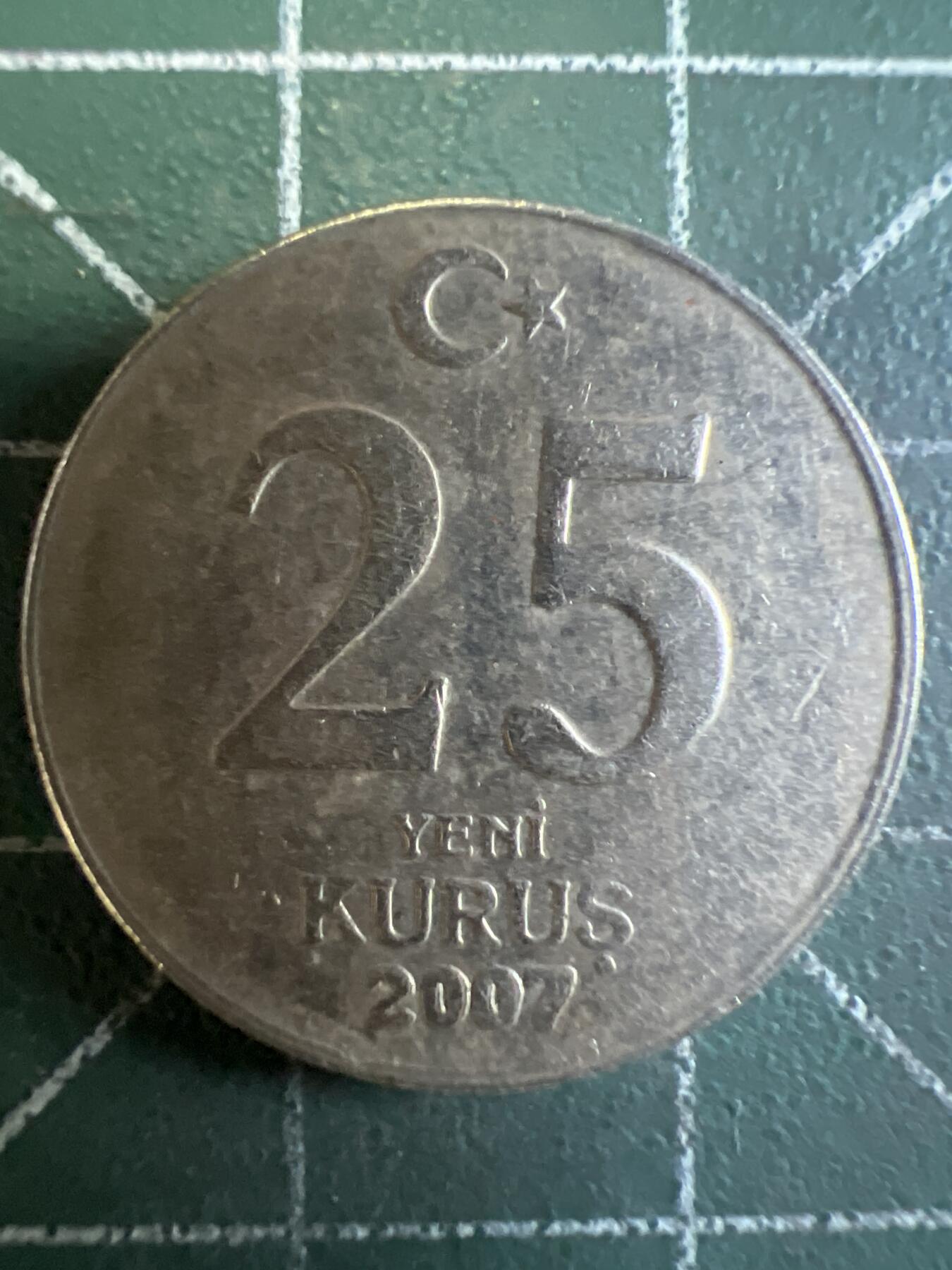 第639期 硬币专场 （无押金，捡漏，全场50包邮，偏远地区除外，接收代拍业务，本店十天发一次货） 土耳其25库鲁