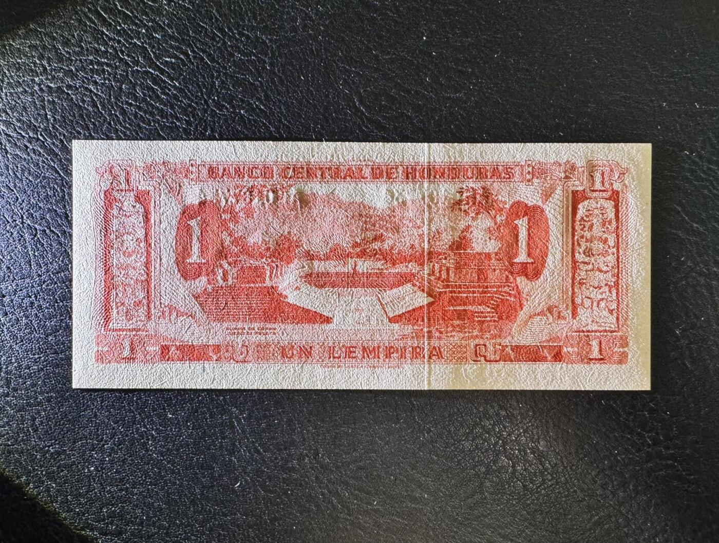 收藏联盟Quantum Auction 第357期拍卖  洪都拉斯1968年1皮伦拉 品相全新UNC 世界文化遗产 科潘古城