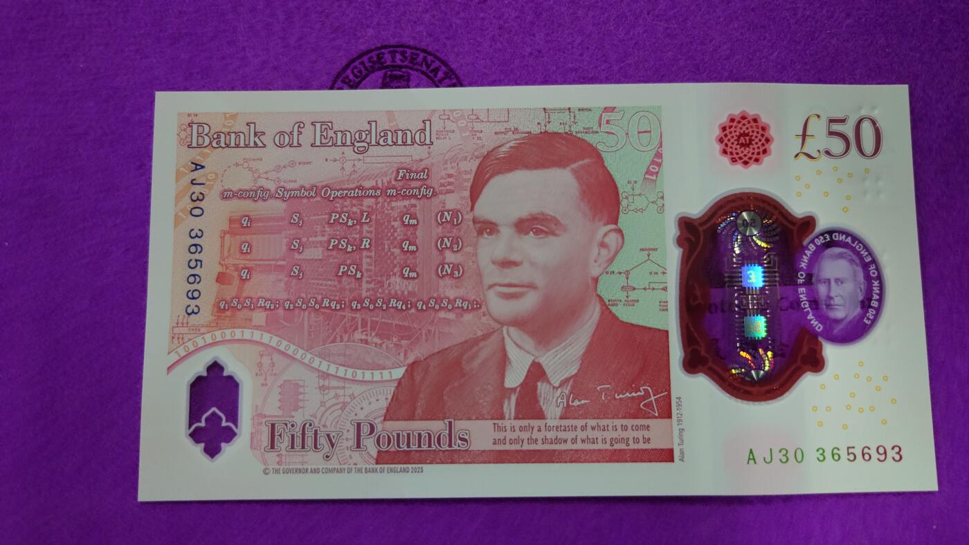 【世界钱币】精选微拍第116期暨2024年第27期  部分硬货0元起拍 还有新品1996首年瑞士人像1000等 【一口价已售出】2023年英国G序列50镑查尔斯 全新绝品(窗口完美)全程无47尾号5693