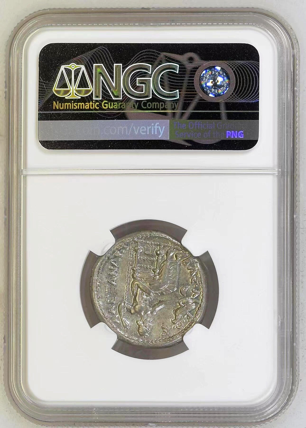 【Blue Auction】✨世界纸币精拍第500期盛典——白金之夜🔥🔥🔥 G-古希腊 马其顿王国亚历山大三世 大力神 四德银币 NGC Ch XF 双5/5  