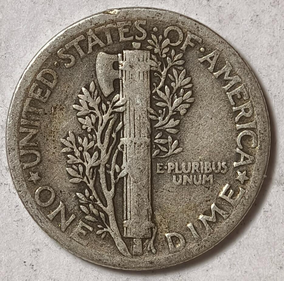 紫瑗钱币——第374期拍卖 美国 1943年  墨丘比利 小飞侠 10美分 2.5克 0.9银