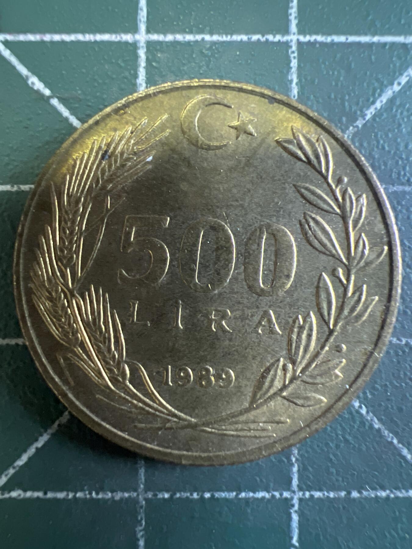 第639期 硬币专场 （无押金，捡漏，全场50包邮，偏远地区除外，接收代拍业务，本店十天发一次货） 土耳其500里拉