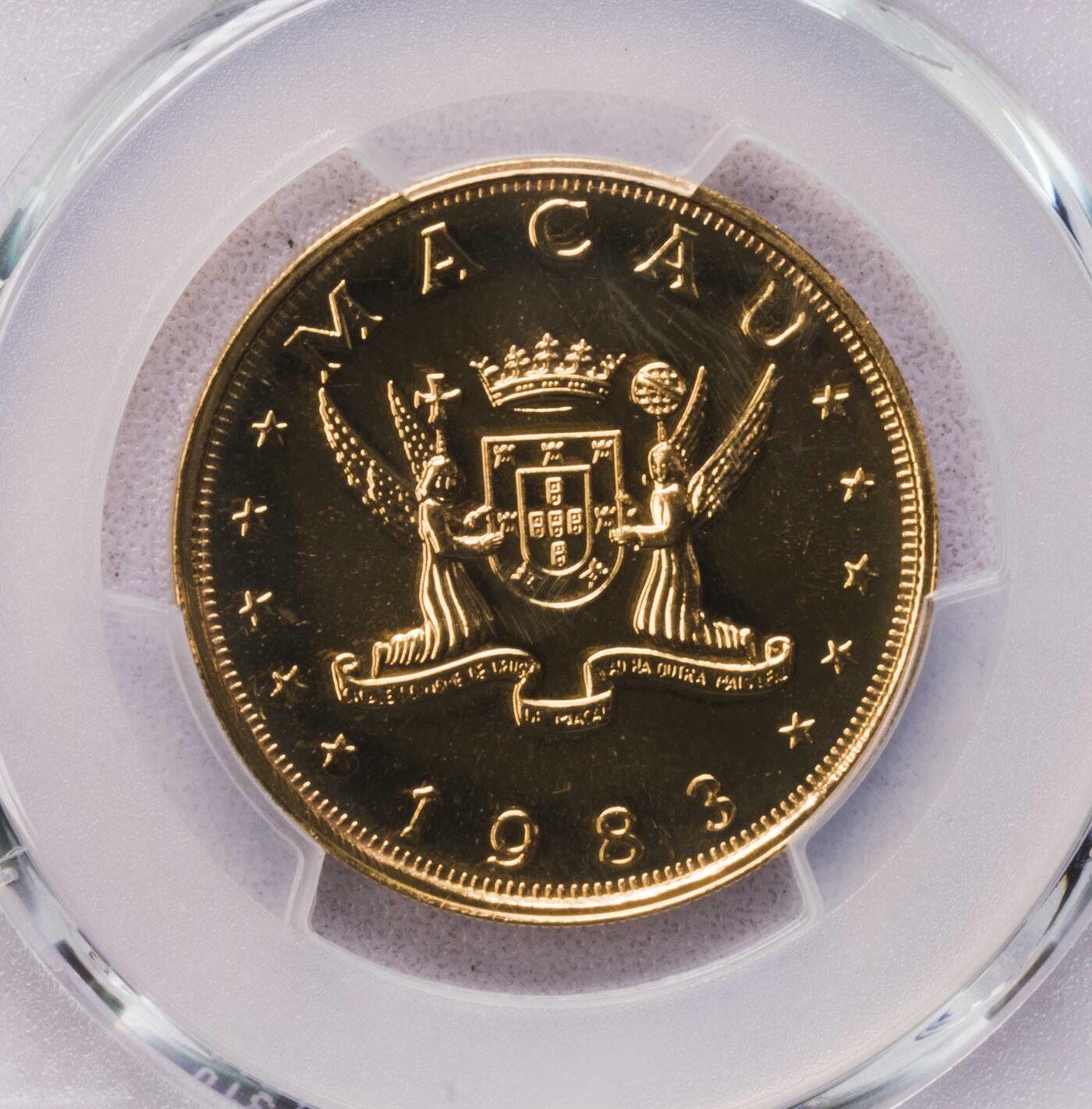 PCGS-MS67 1983澳门猪八戒金币