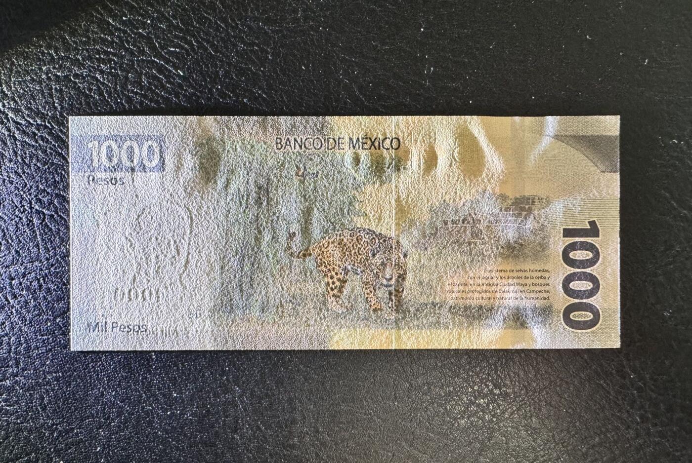 收藏联盟Quantum Auction 第357期拍卖  墨西哥2019年1000比索 品相全新UNC AA首发冠 墨西哥第三十三总统马克罗