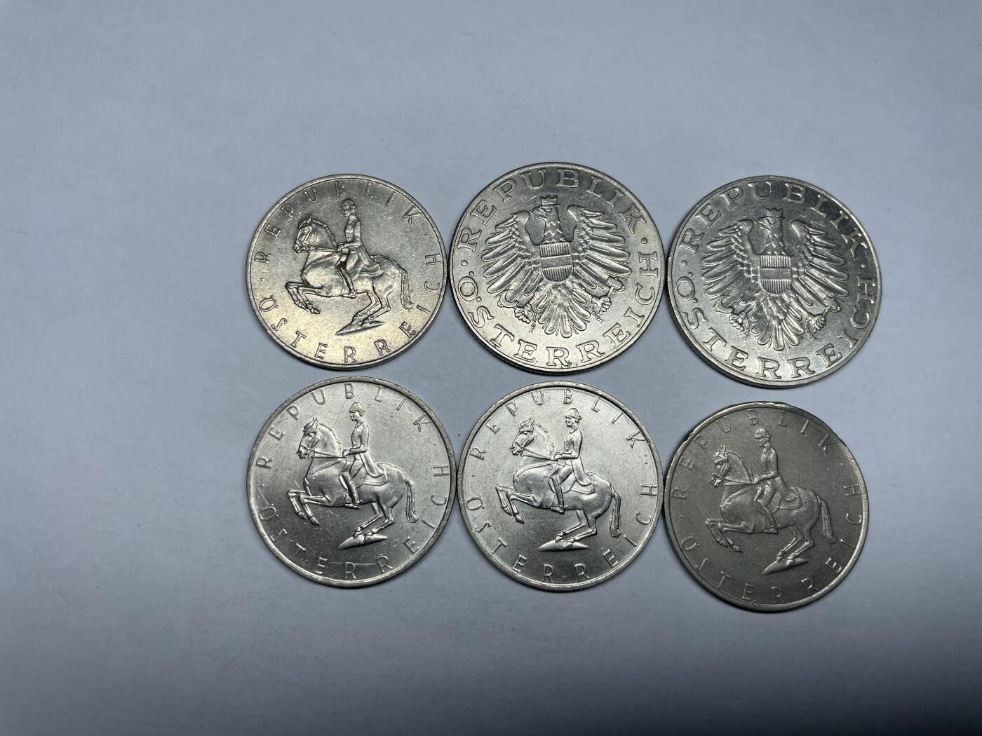 2024年集古藏今外币拍卖第十期-第1场—（总第91拍），新一期拍卖开始了。 奥地利5先令和10先令6枚