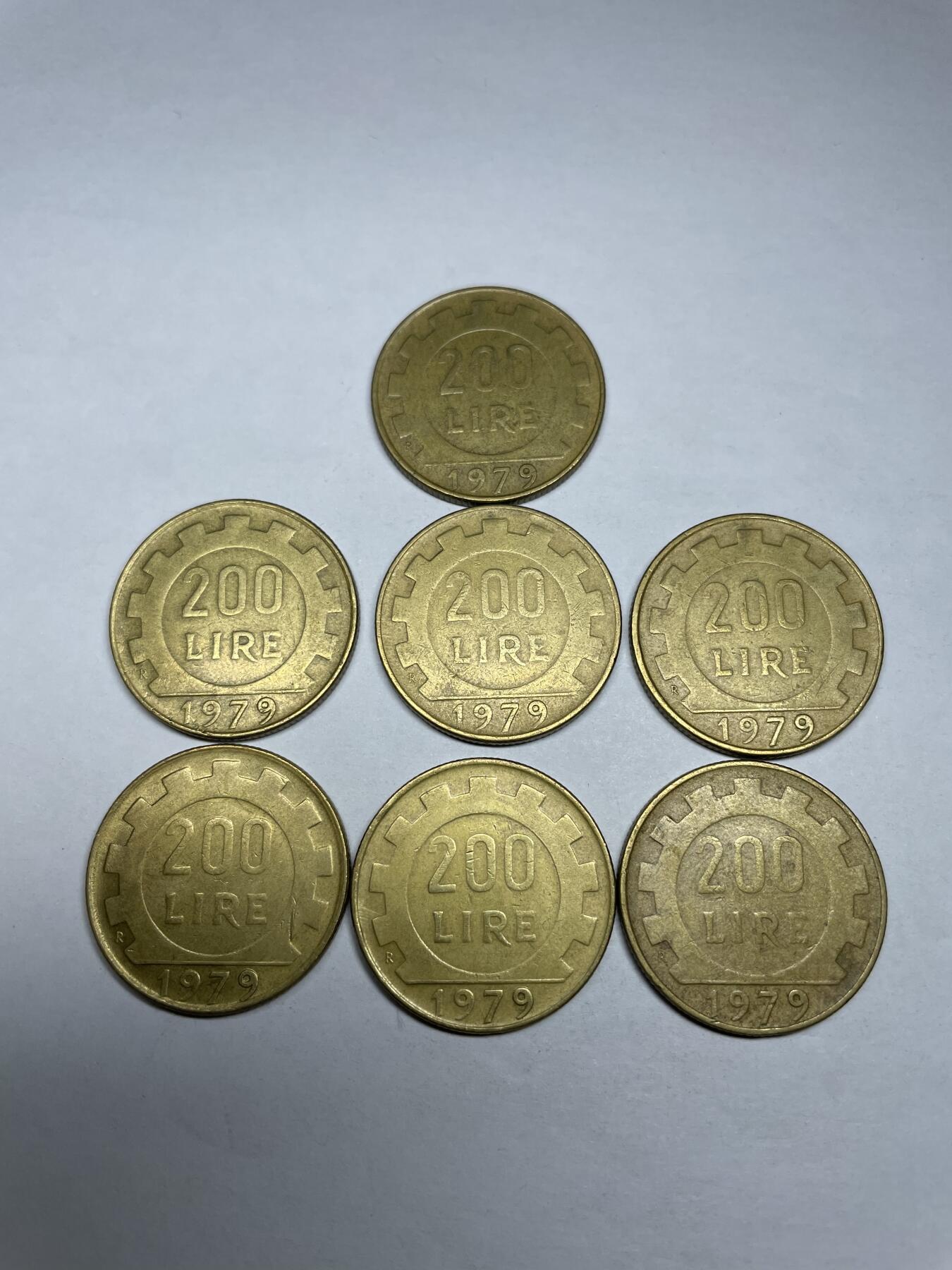 2024年集古藏今外币拍卖第十期-第1场—（总第91拍），新一期拍卖开始了。 意大利200里拉7枚