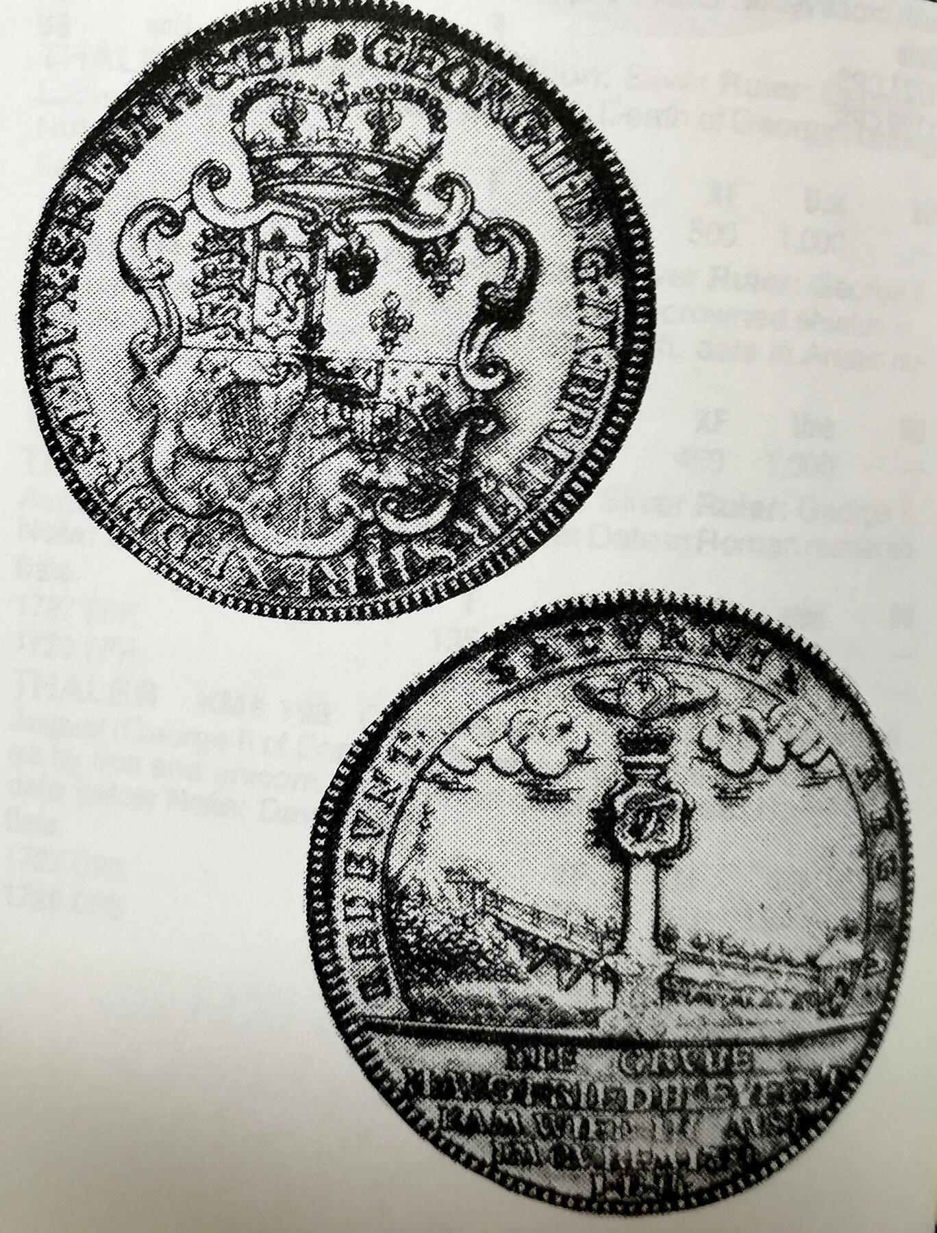 凡希社世界钱币微拍第二百七十五期 稀！1752IBH德国布伦瑞克-吕内堡-加伦堡-汉诺威矿业泰勒大银NGC-AU58，DAV#2102，珍稀二年型，英王乔治二世时期欧洲领地，N唯一冠军分！