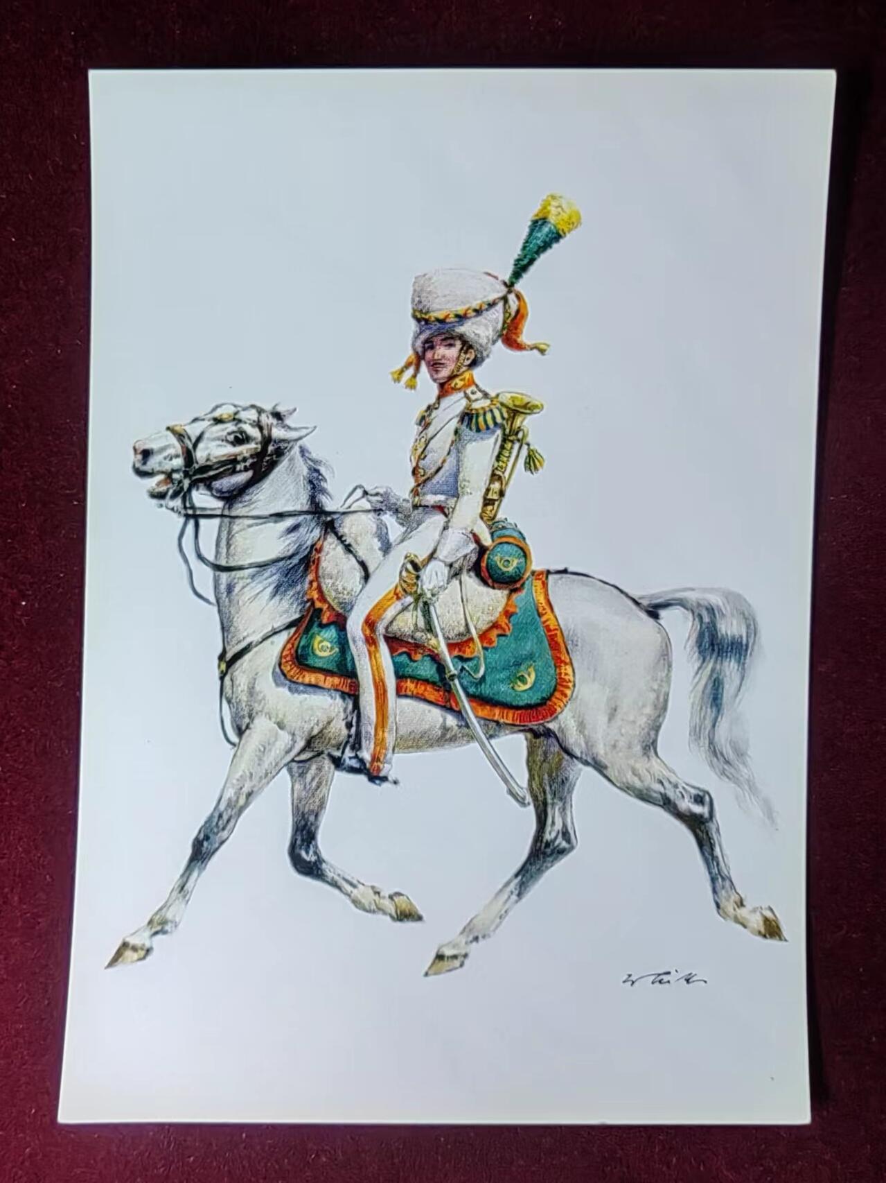 联合阁邮币社™ ——“航空、人物专题专场” 华沙大公国-第五骑兵团精英连