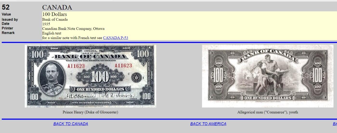 【Blue Auction】✨世界纸币精拍第500期盛典——白金之夜🔥🔥🔥 M-墨西哥 1925-34年100比索 PMG65EPQ ABNC出品 样钞 正面是加拿大100元纸币背面的经典图案，雕刻非常精美。背面是位于墨西哥城的独立纪念柱，于1910年9月16日墨西哥独立战争100周年落成，由墨西哥建筑师和法国雕刻家合作完成的，它是墨西哥人民独立精神的象征，也是墨西哥人民反对外来侵略者、争取民族独立的胜利标志。