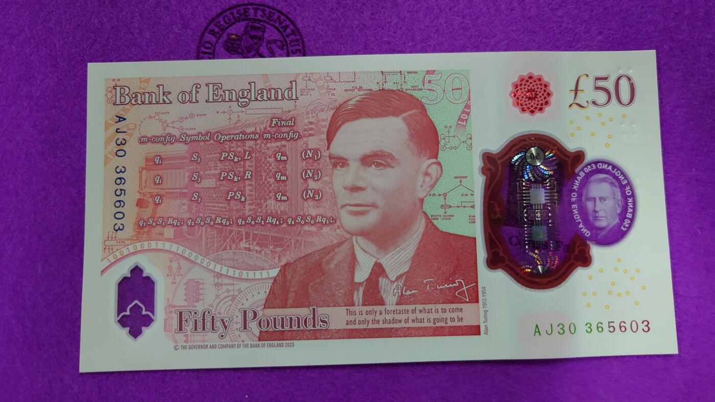 【世界钱币】精选微拍第116期暨2024年第27期  部分硬货0元起拍 还有新品1996首年瑞士人像1000等 【一口价已售出】2023年英国G序列50镑查尔斯 全新绝品(窗口完美)全程无47尾号5603