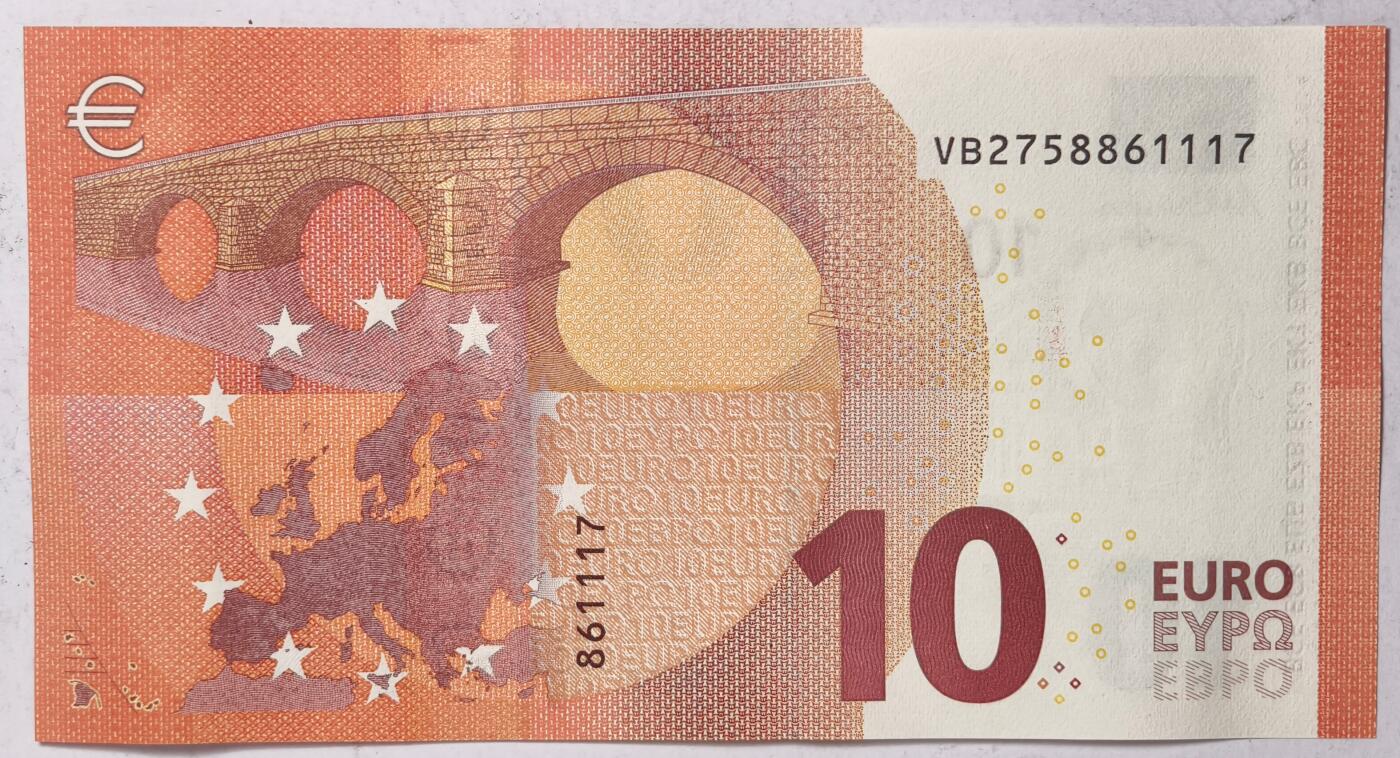 紫瑗钱币——第385期——纸币场  欧元 西班牙 2014年 圣天使桥 10欧元 UNC