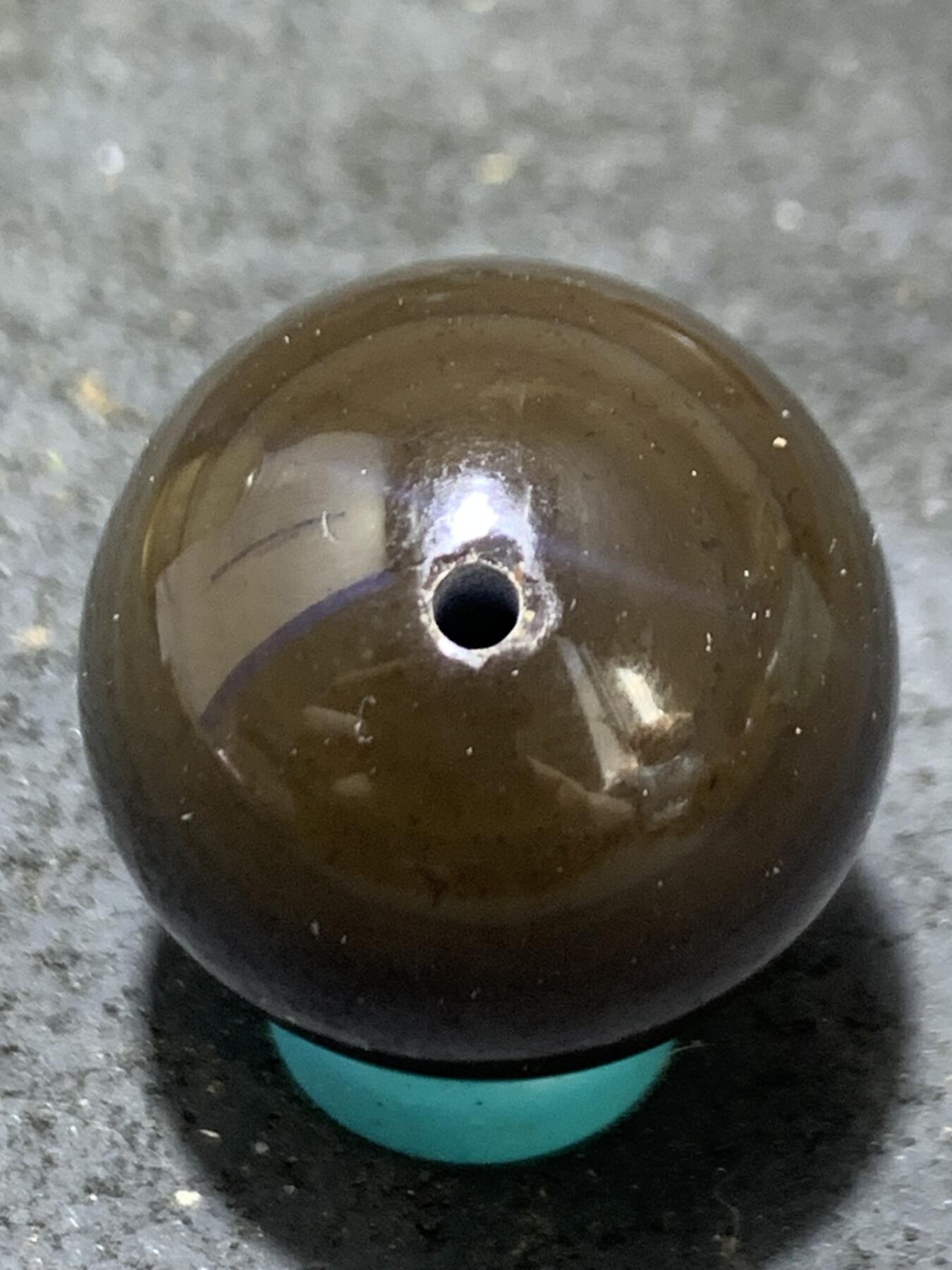 精品一线药师玛瑙2.1圆珠一颗