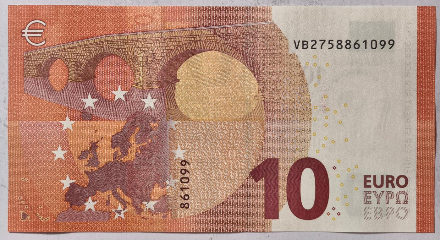 紫瑗钱币——第377期拍卖——纸币场 【双尾9】欧元 西班牙 2014年 圣天使桥 10欧元 UNC