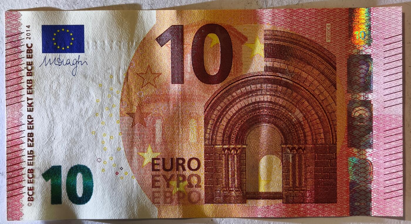 紫瑗钱币——第377期拍卖——纸币场 欧元 西班牙 2014年 圣天使桥 10欧元 UNC