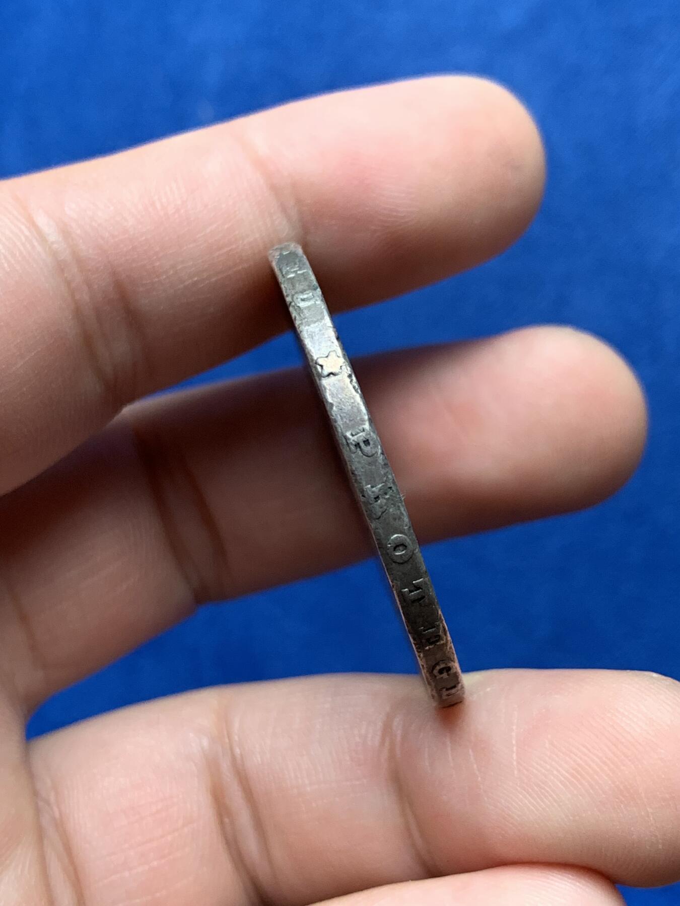 《竞宝斋》第284场- 周日，周一 2场连拍 （全场包邮） 1873年K厂法国大力神5法郎银币 原味包浆