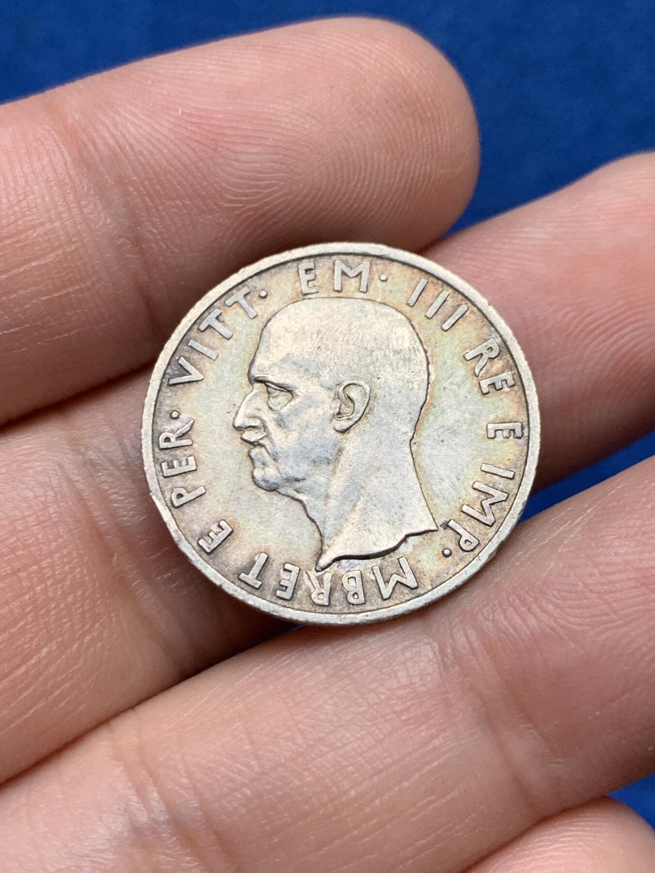 《竞宝斋》第284场- 周日，周一 2场连拍 （全场包邮） 1939年意占阿尔巴尼亚5列克