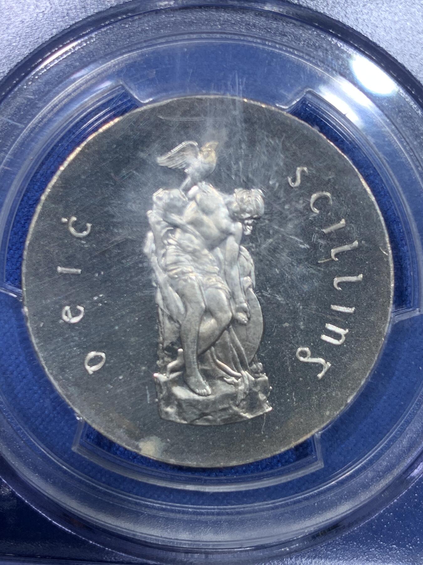 《竞宝斋》第284场- 周日，周一 2场连拍 （全场包邮） PCGS PR65DCAM 爱尔兰1966年10先令精制银币 稀少