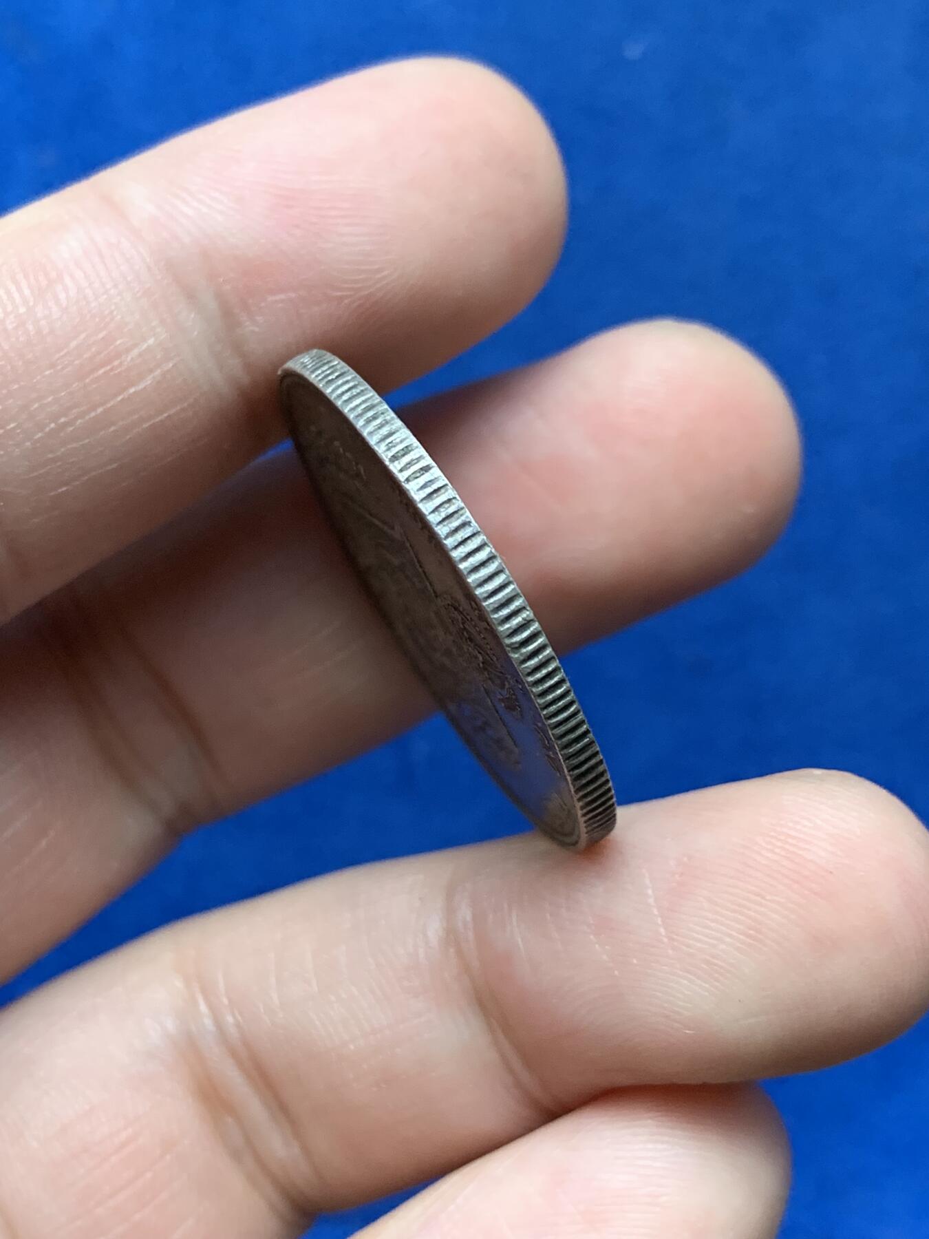 《竞宝斋》第284场- 周日，周一 2场连拍 （全场包邮） 巴西1860年1000瑞斯 细节见图