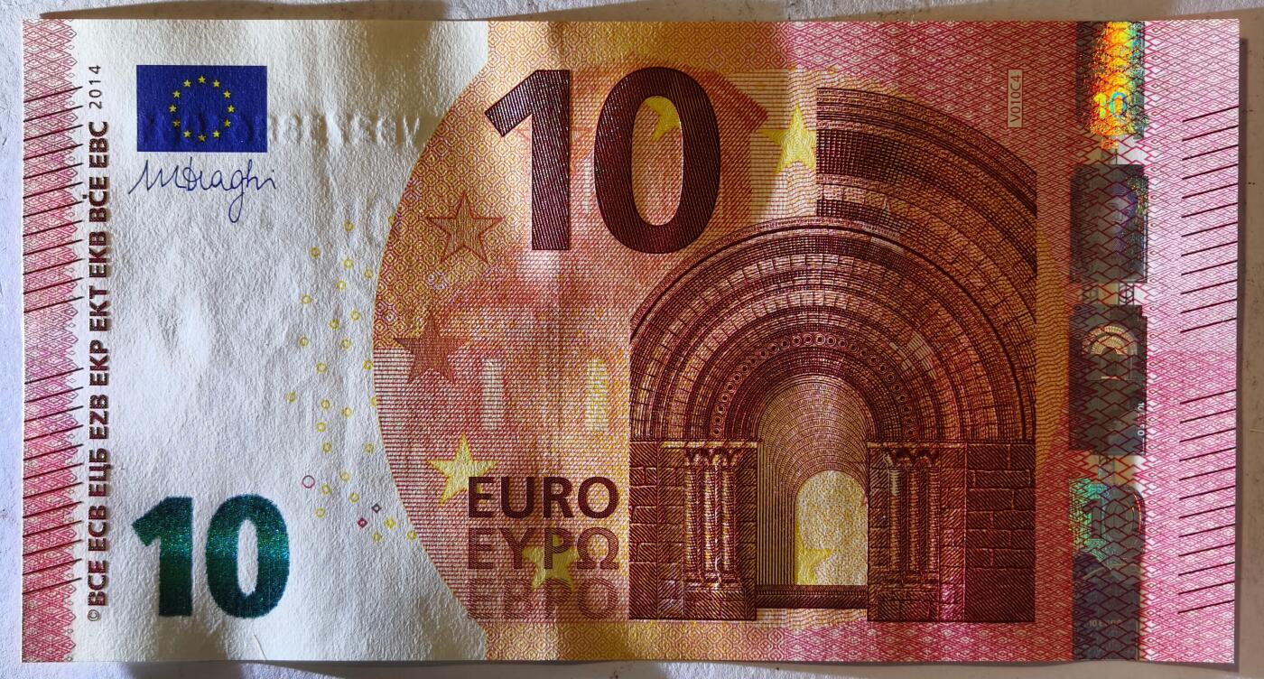 紫瑗钱币——第391期拍卖——纸币场 欧元 西班牙 2014年 圣天使桥 10欧元 UNC