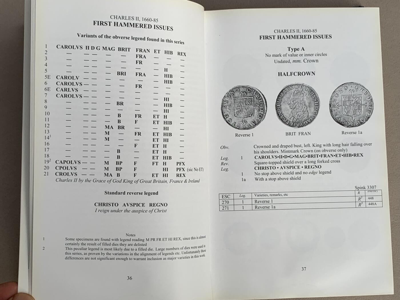 《竞宝斋》第285场- 周日，周一 2场连拍 （全场包邮） 英国spink 目录  1649年以来银币 很厚