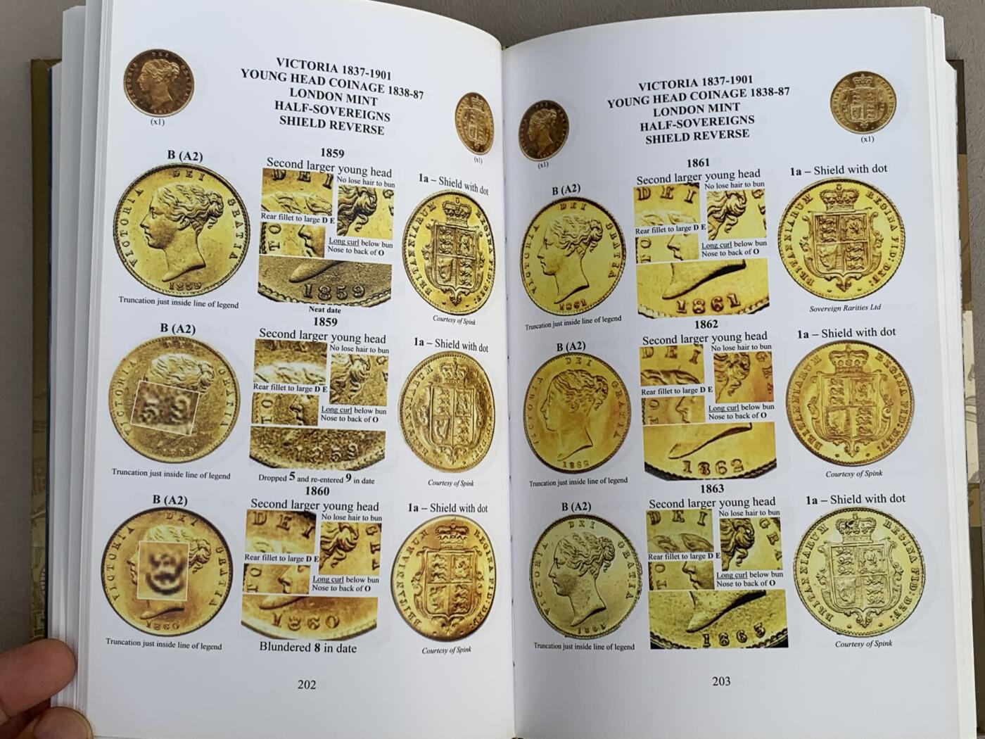 《竞宝斋》第285场- 周日，周一 2场连拍 （全场包邮） 英国spink 目录  1816-1971金币（第二卷） 几乎全新